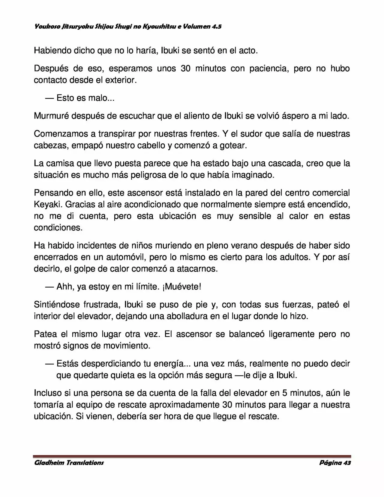 Página 43 del Manga