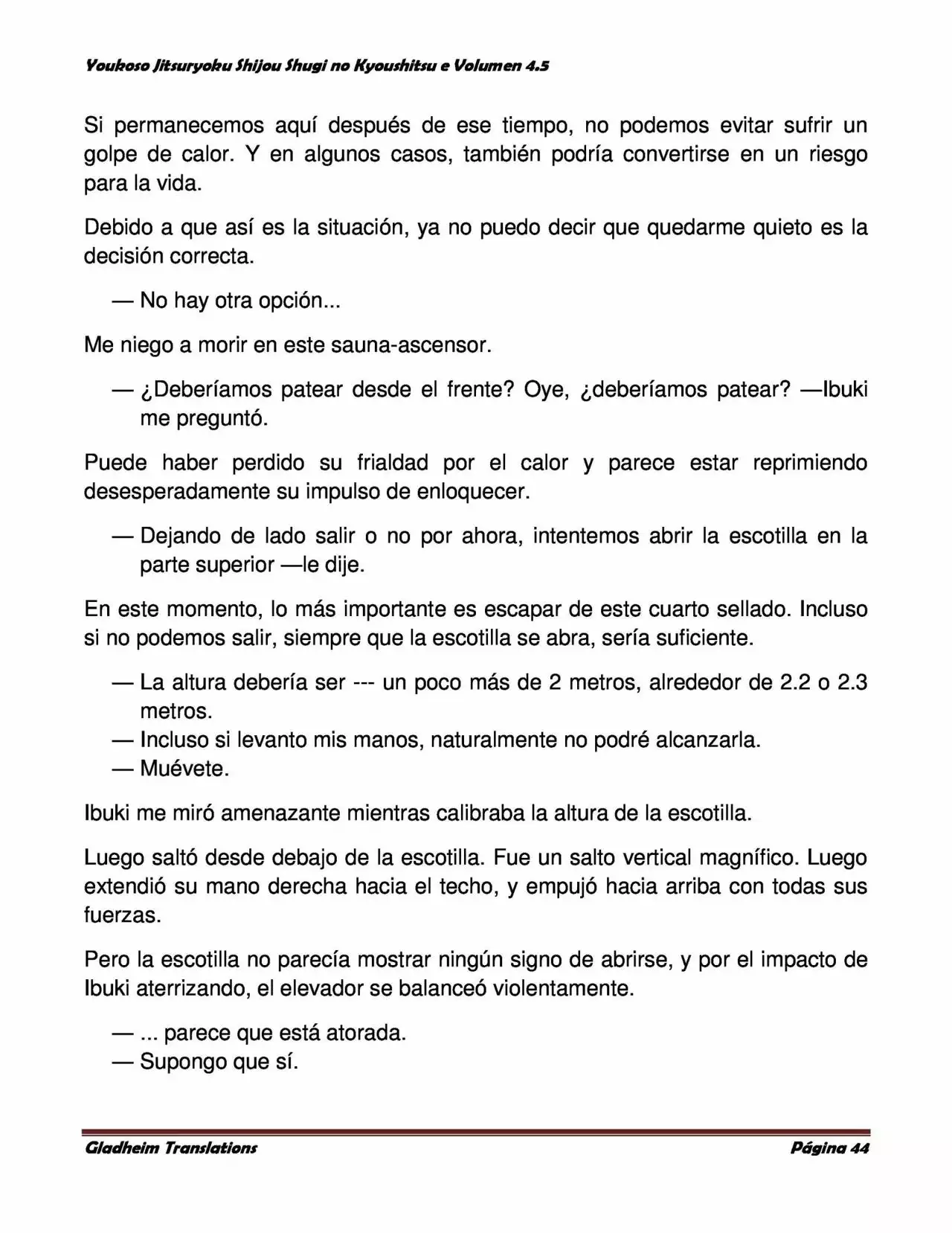 Página 44 del Manga