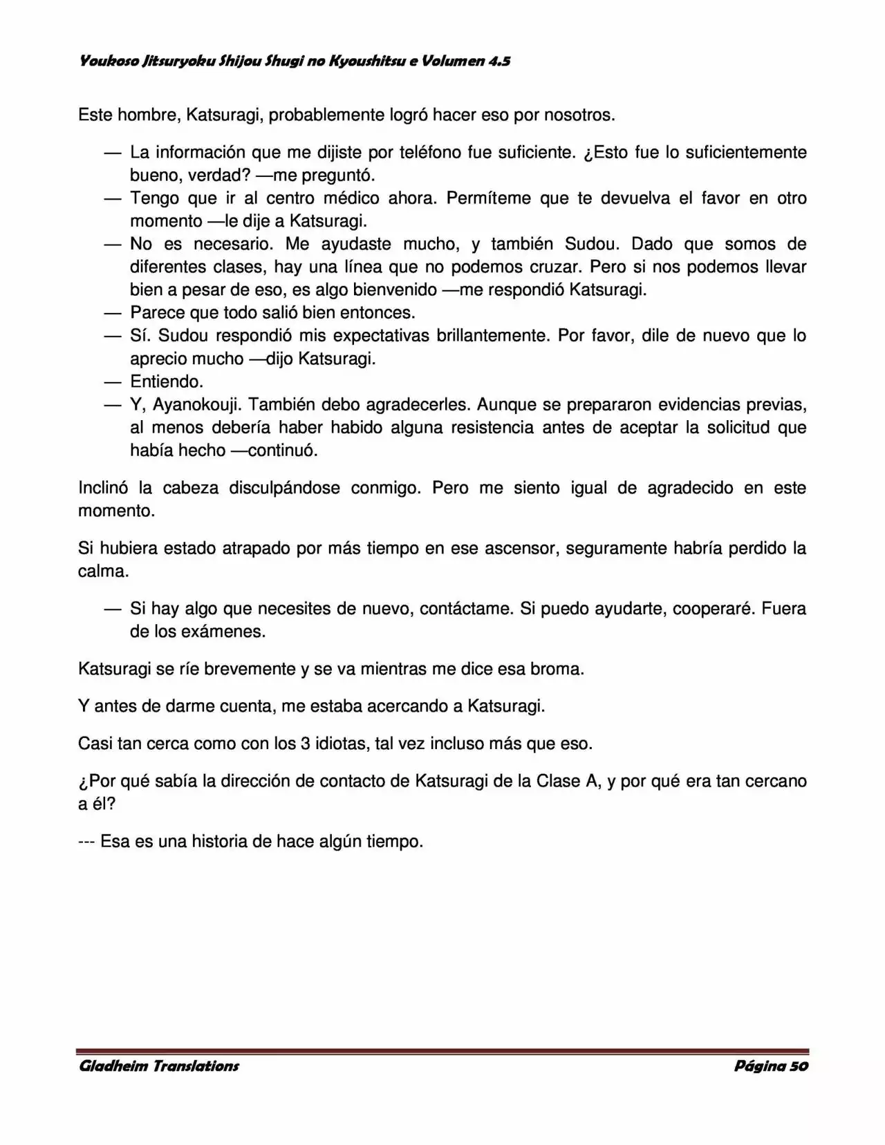 Página 50 del Manga