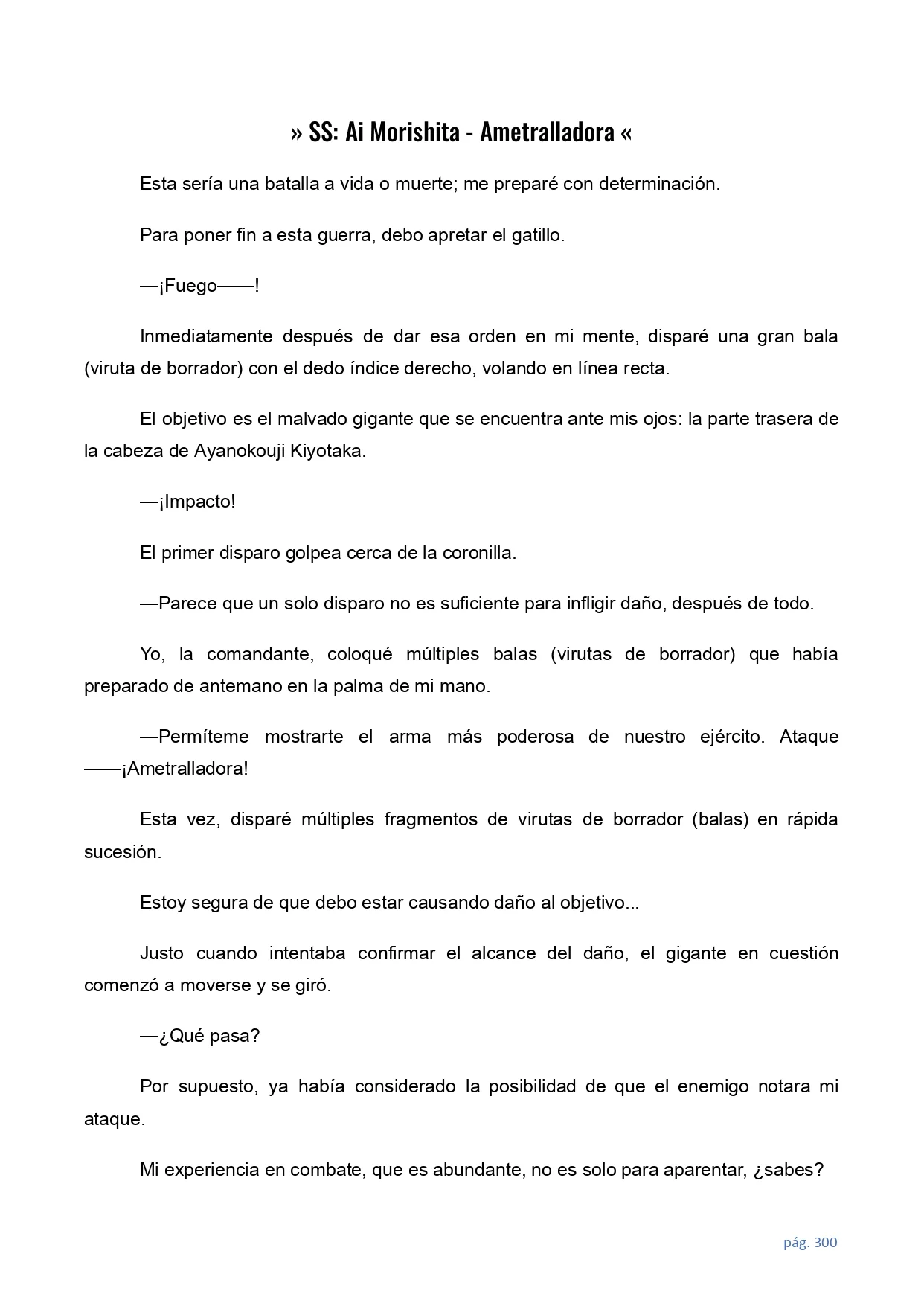 Página 1 del Manga
