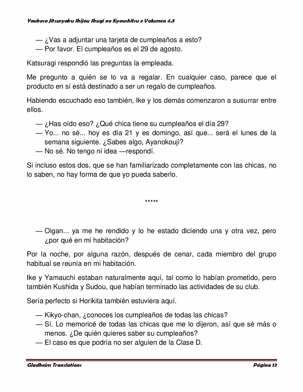 Página 13 del Manga