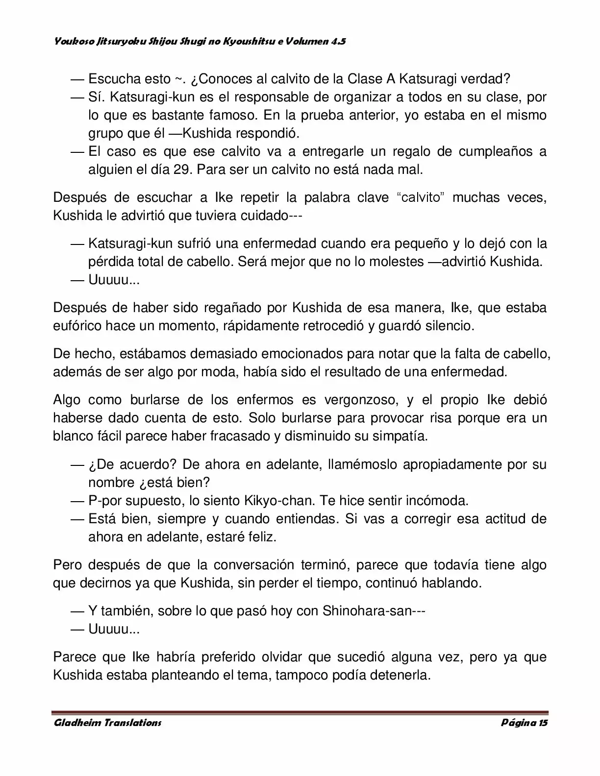 Página 15 del Manga