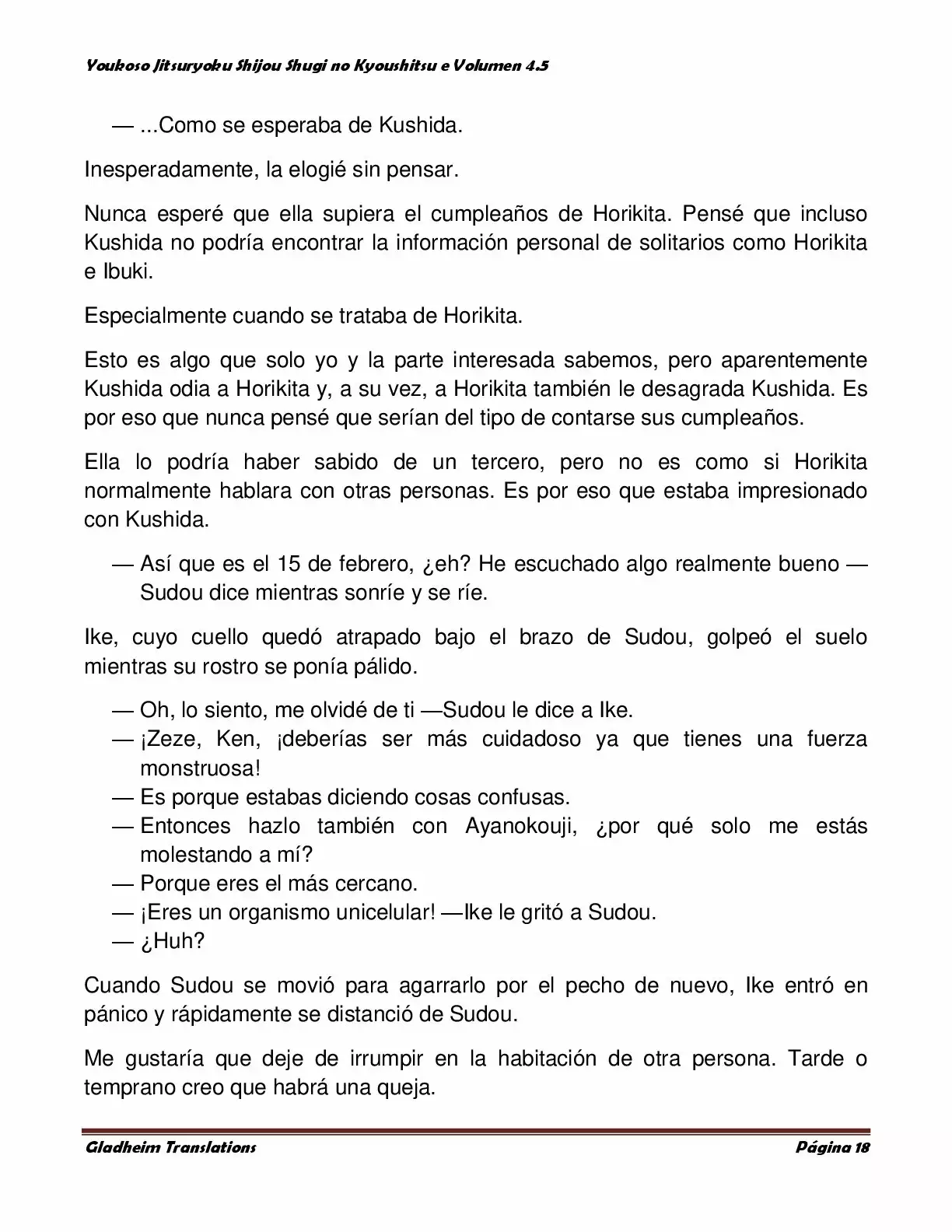 Página 18 del Manga