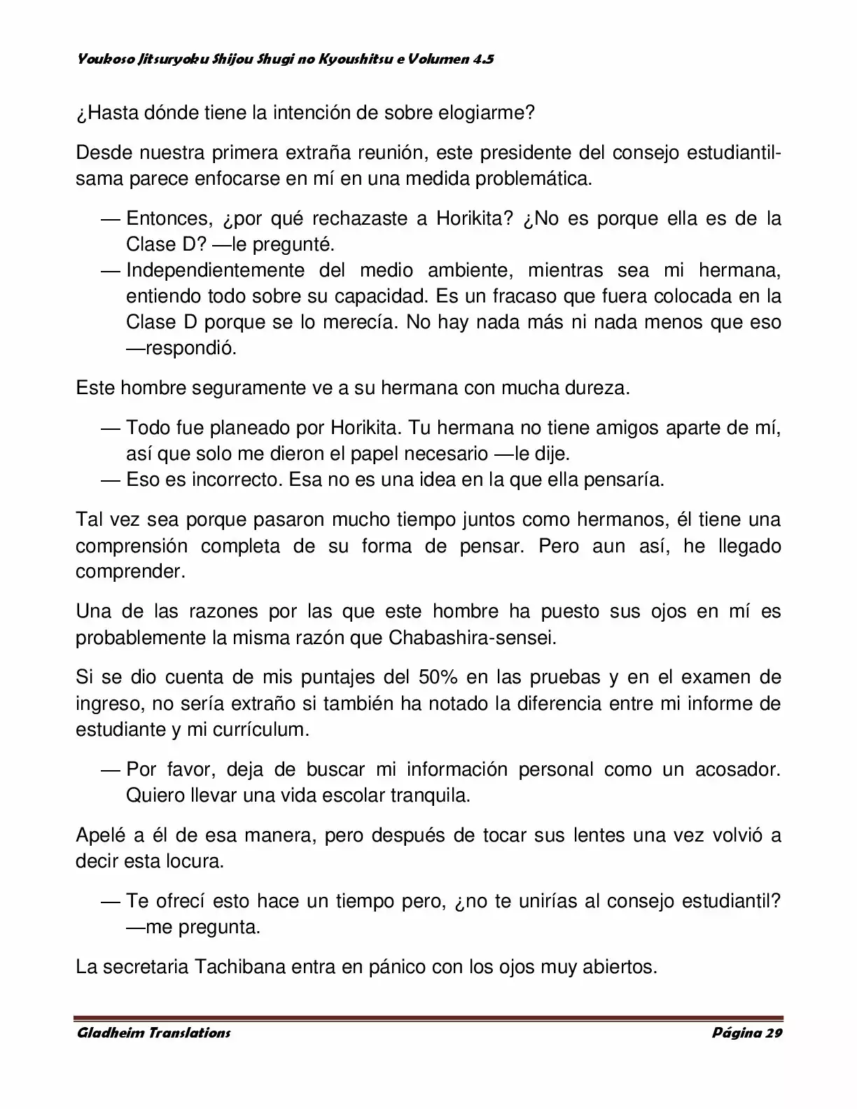 Página 29 del Manga