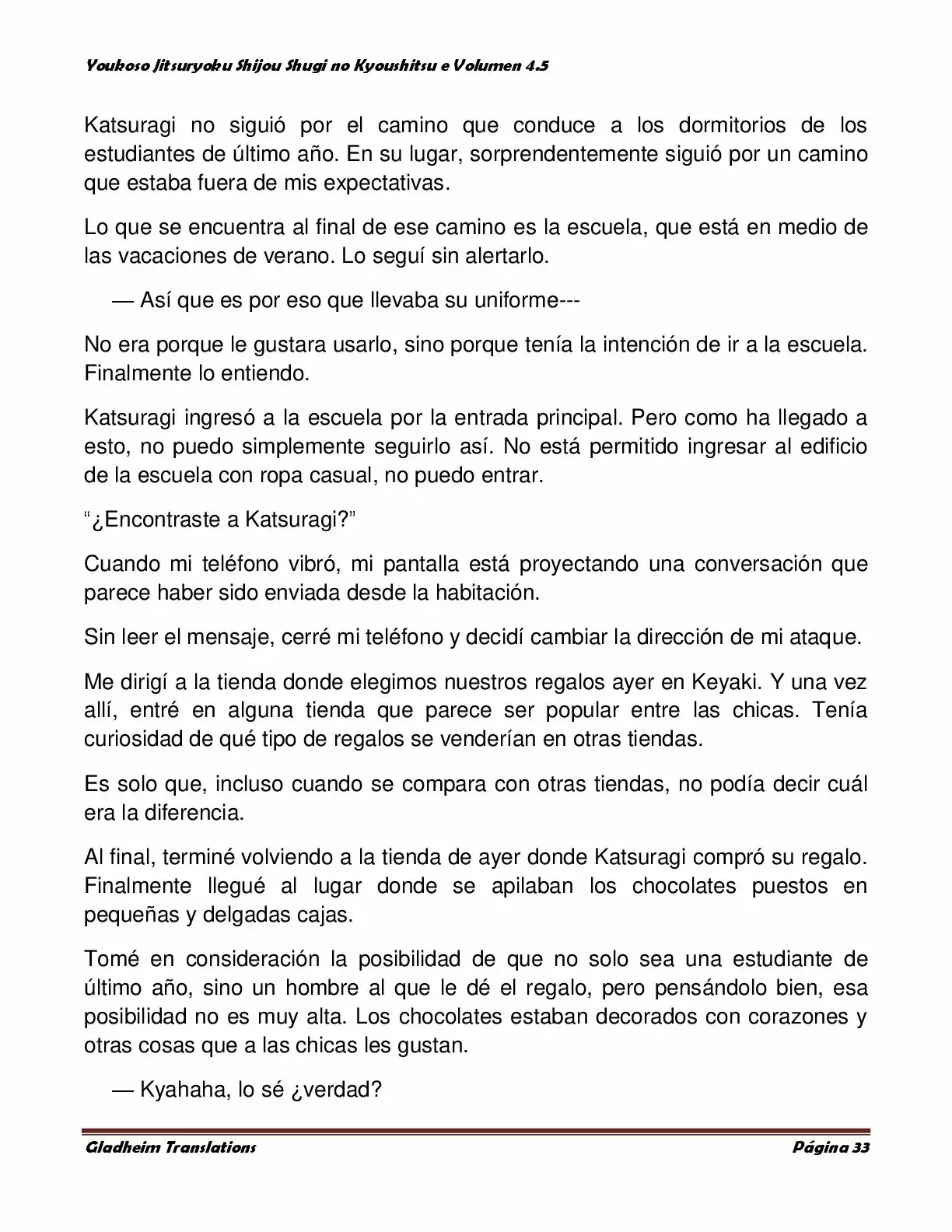 Página 33 del Manga