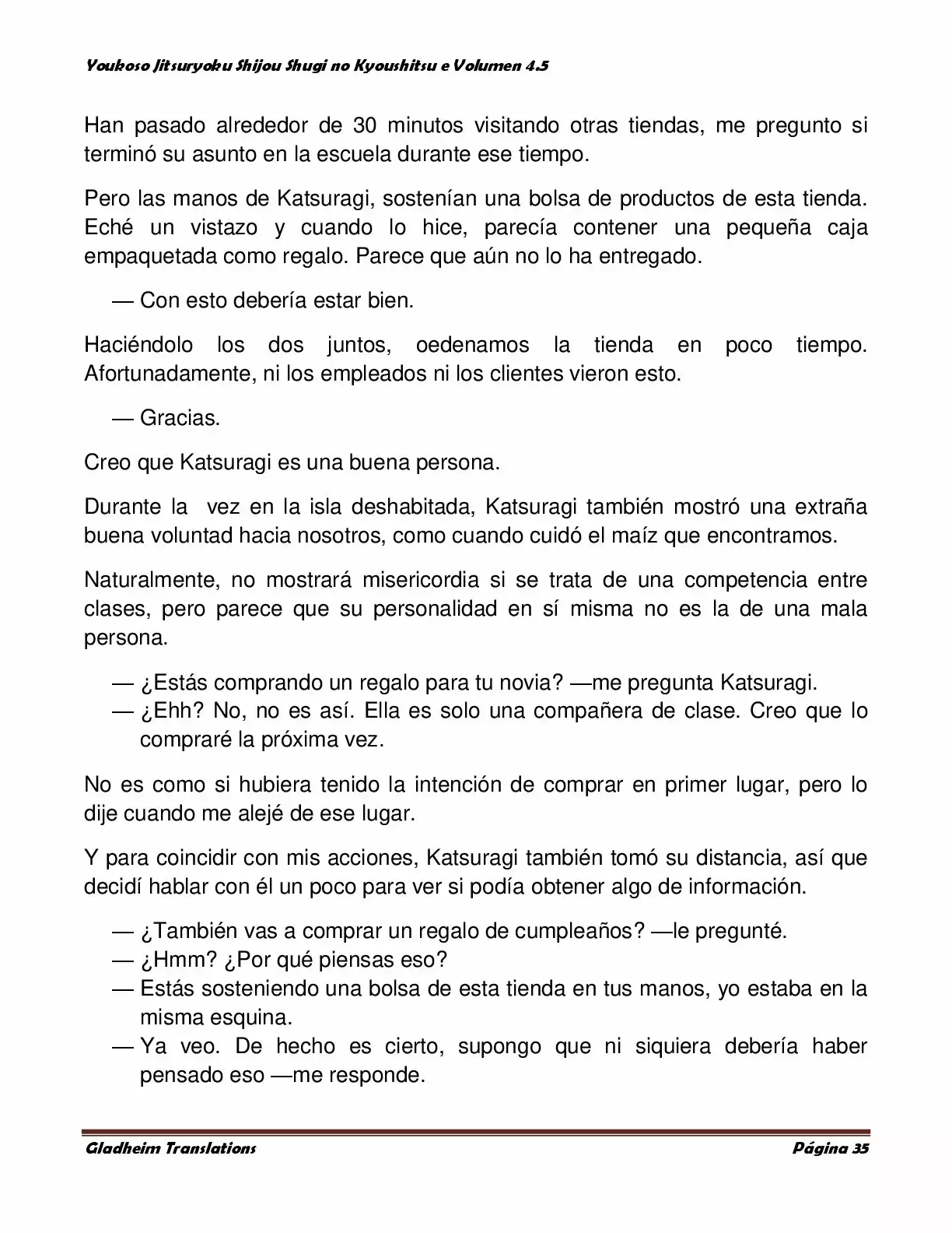 Página 35 del Manga