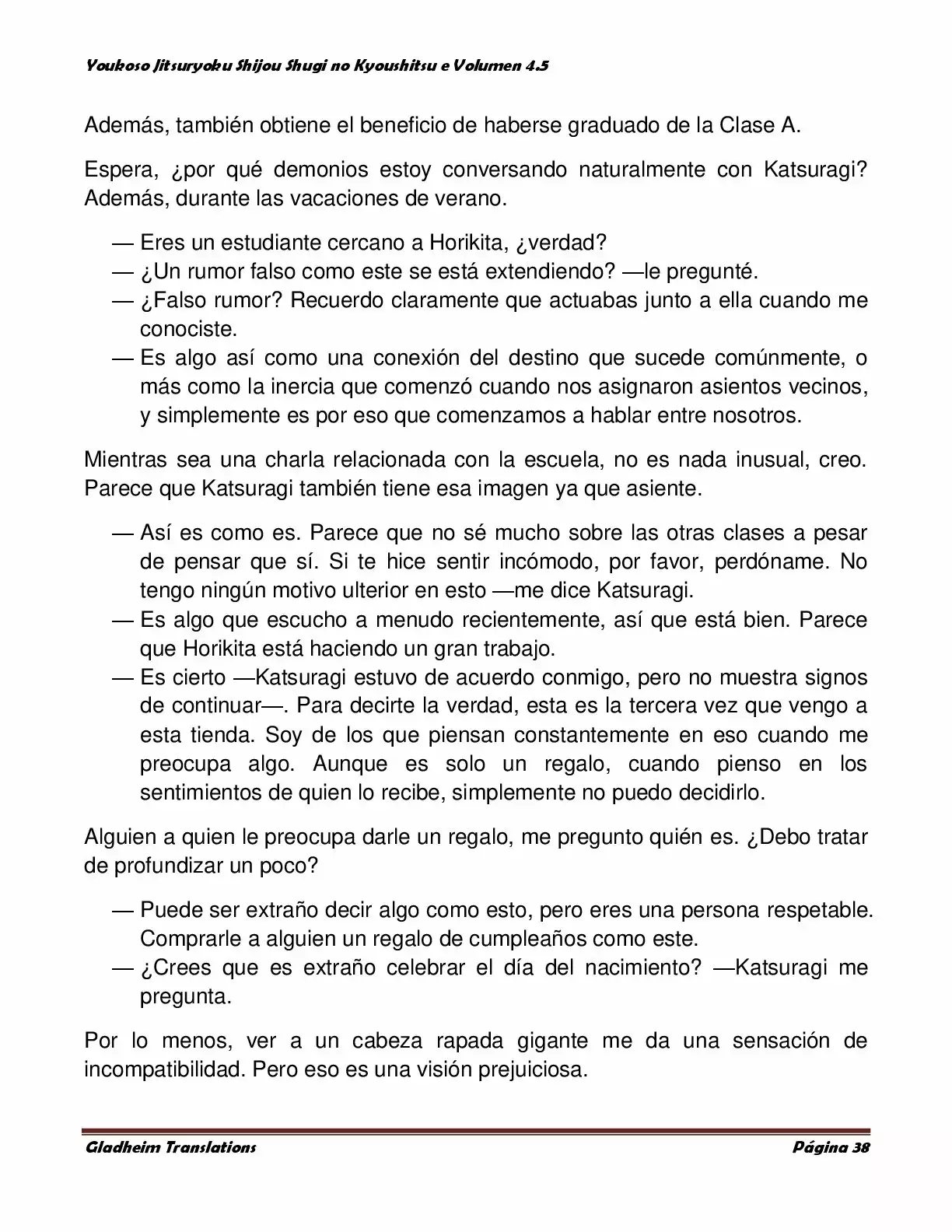 Página 38 del Manga