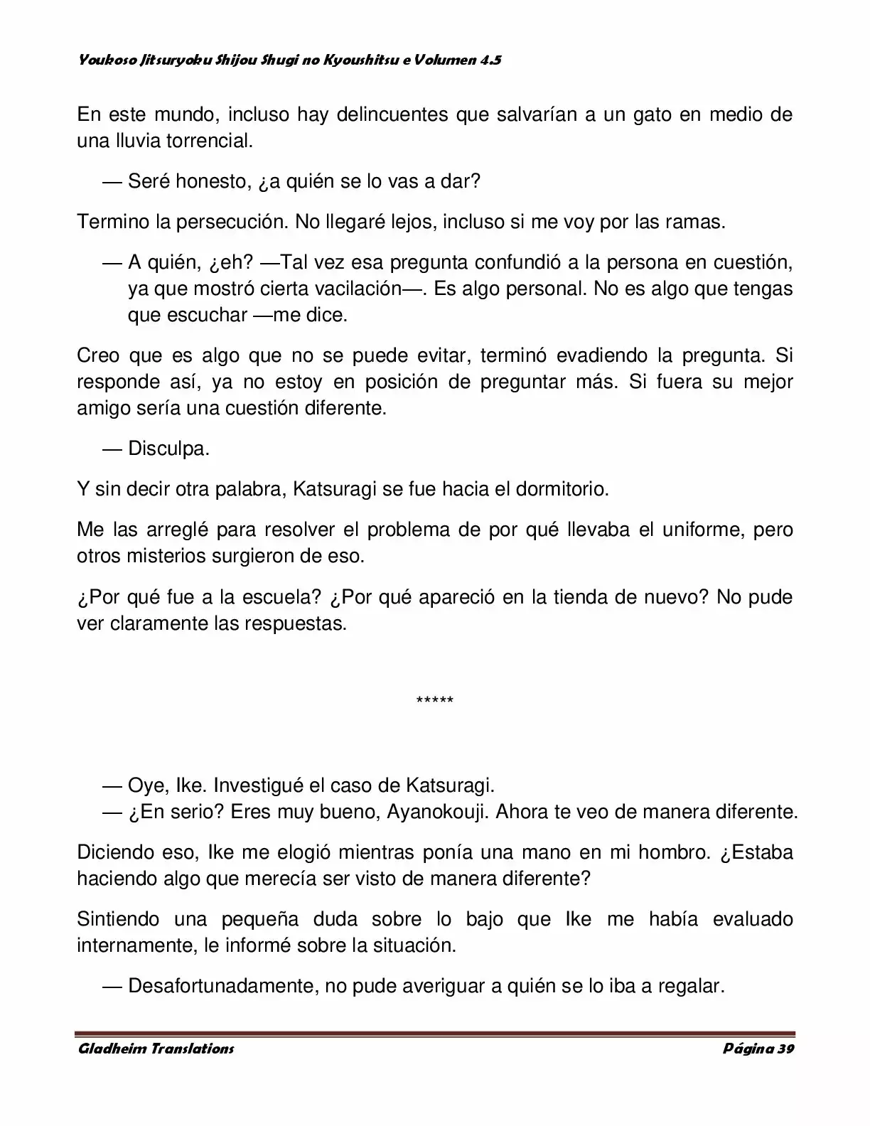 Página 39 del Manga