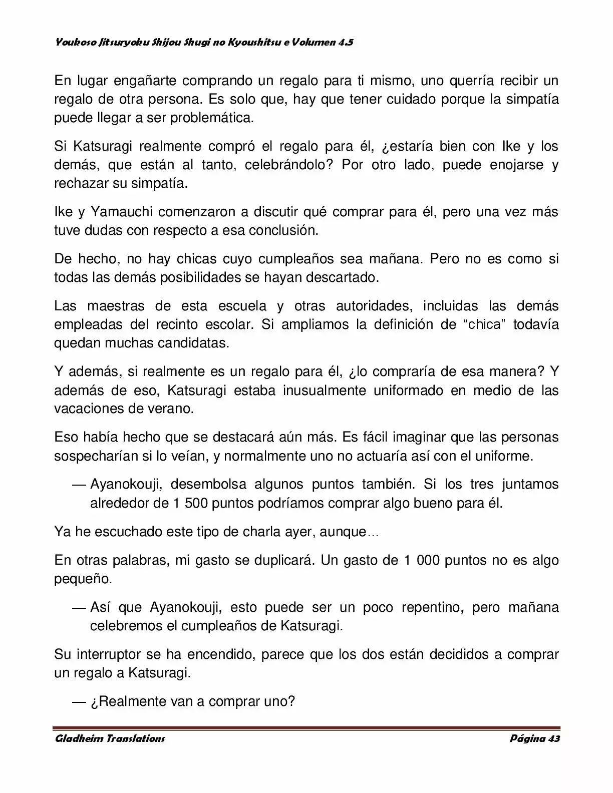 Página 43 del Manga