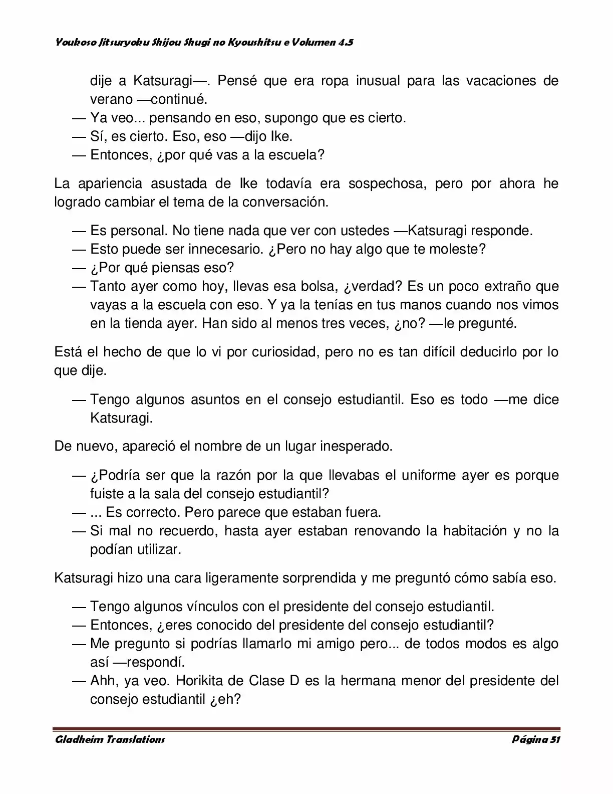 Página 51 del Manga