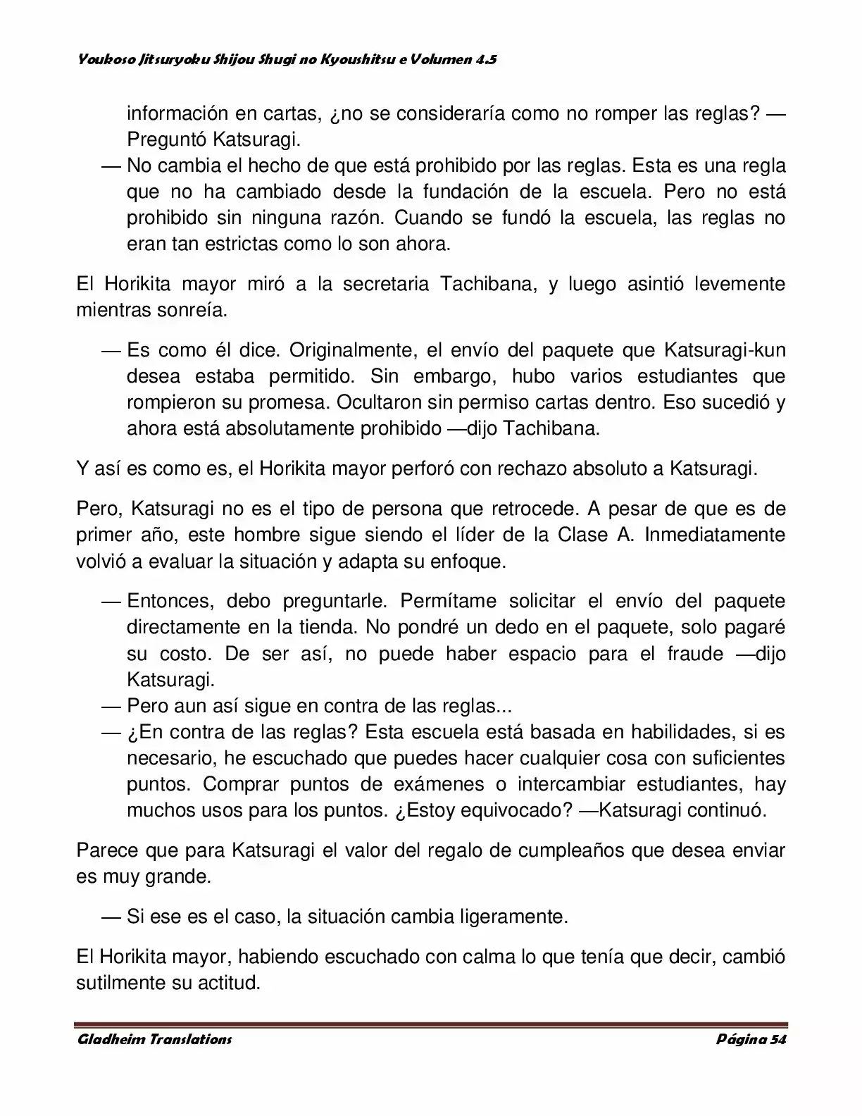 Página 54 del Manga