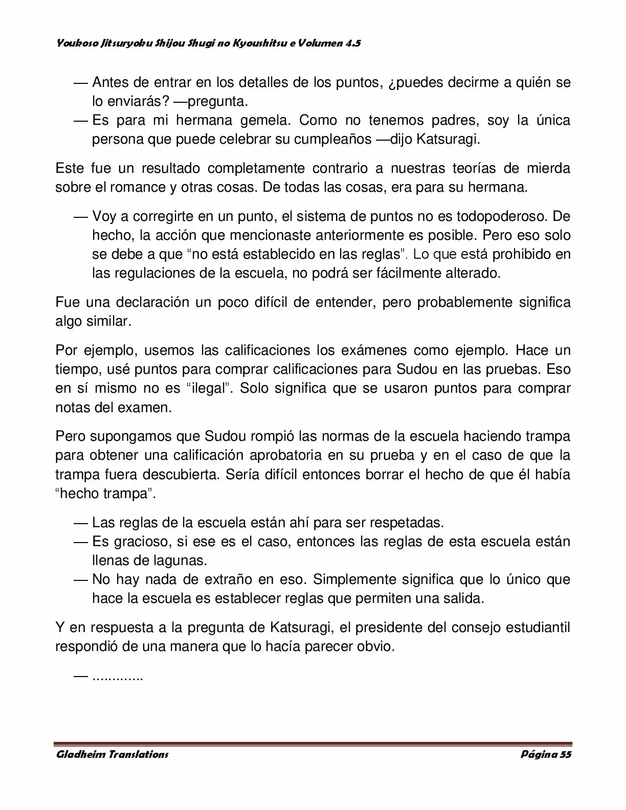 Página 55 del Manga