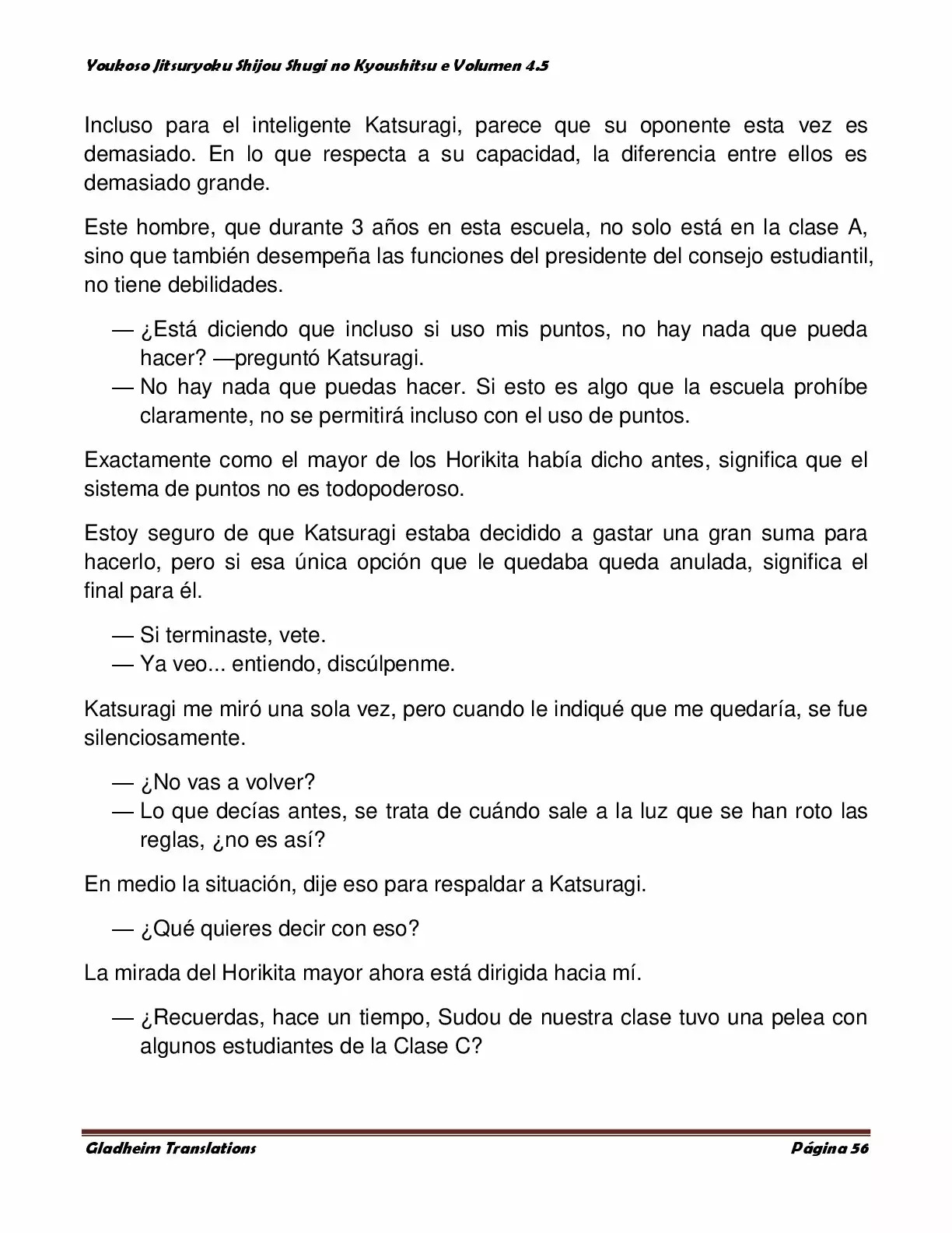 Página 56 del Manga