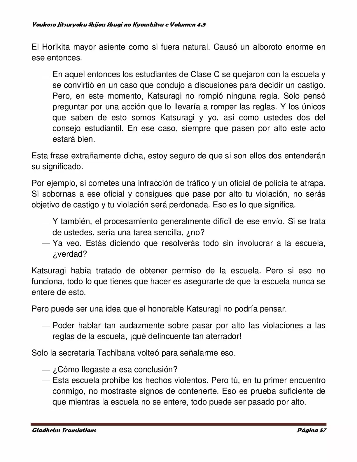 Página 57 del Manga