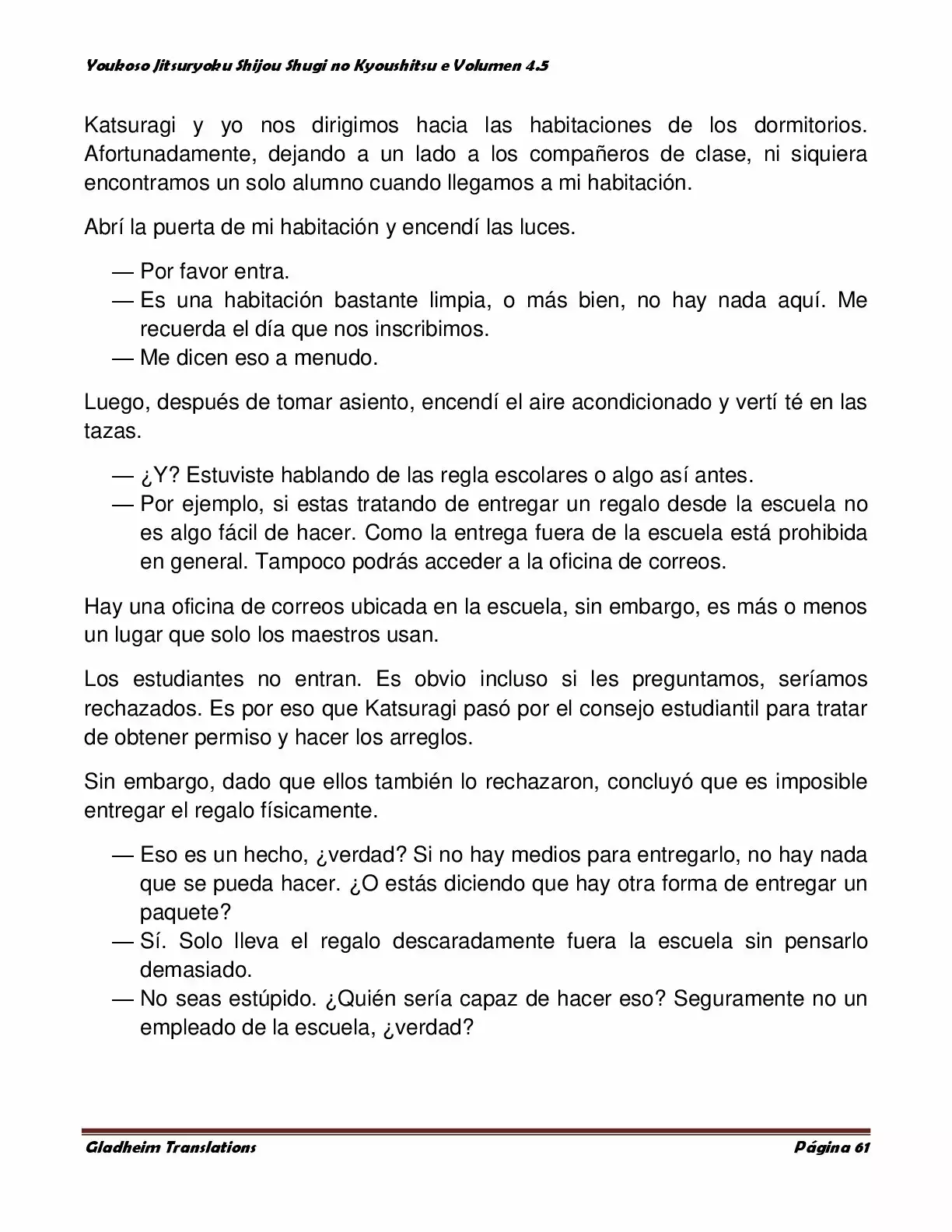 Página 61 del Manga