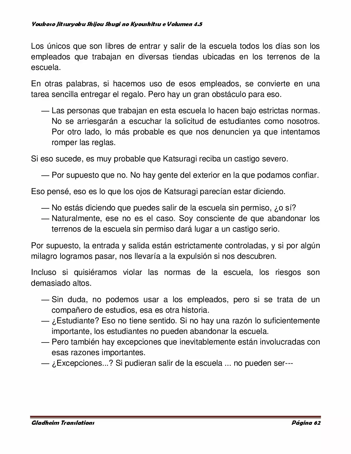 Página 62 del Manga