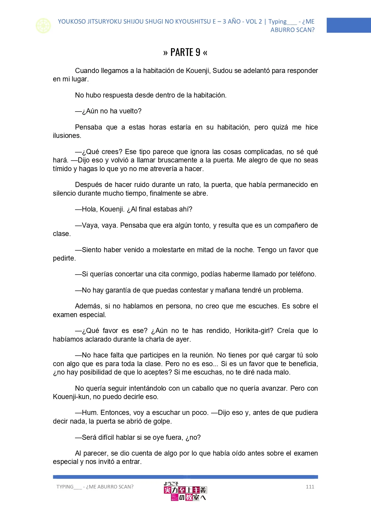 Página 52 del Manga