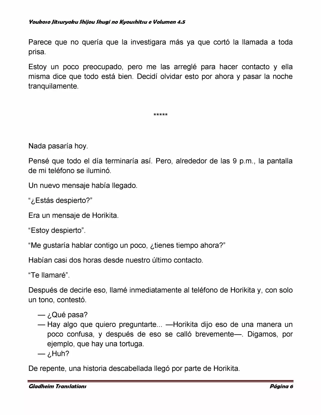 Página 6 del Manga