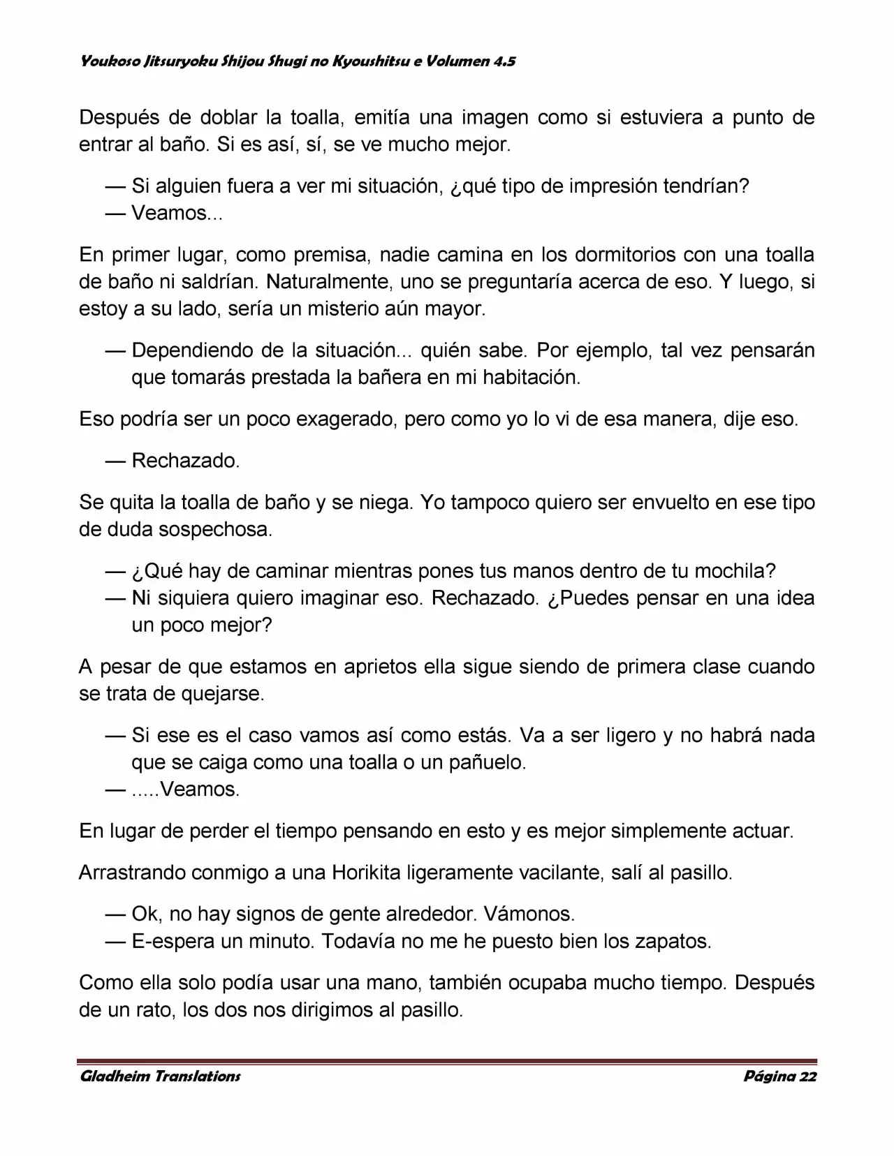 Página 22 del Manga