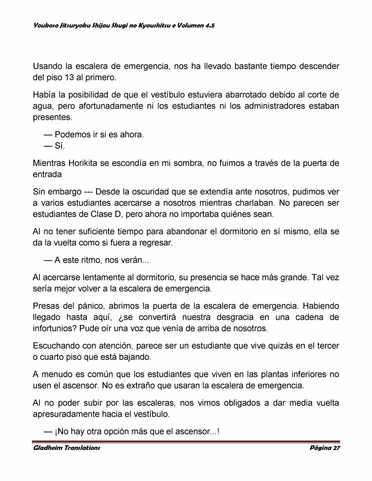 Página 27 del Manga