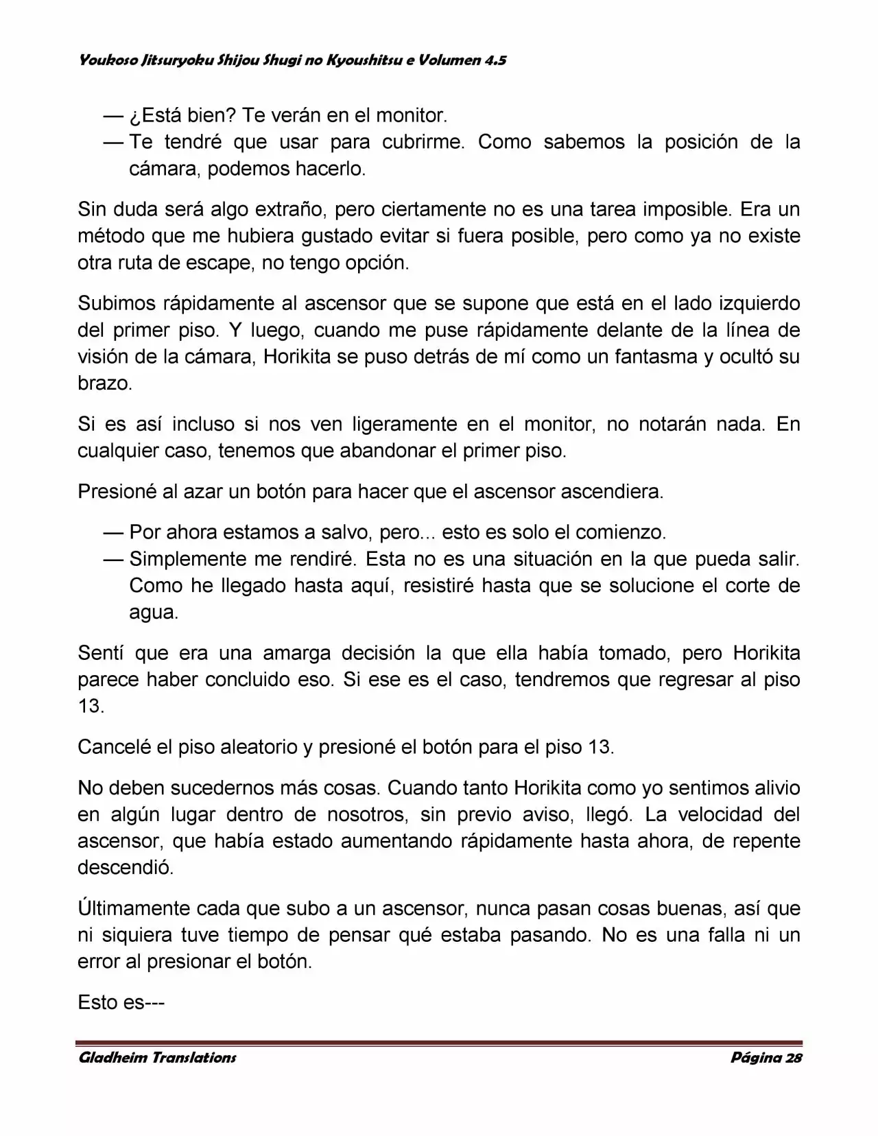 Página 28 del Manga