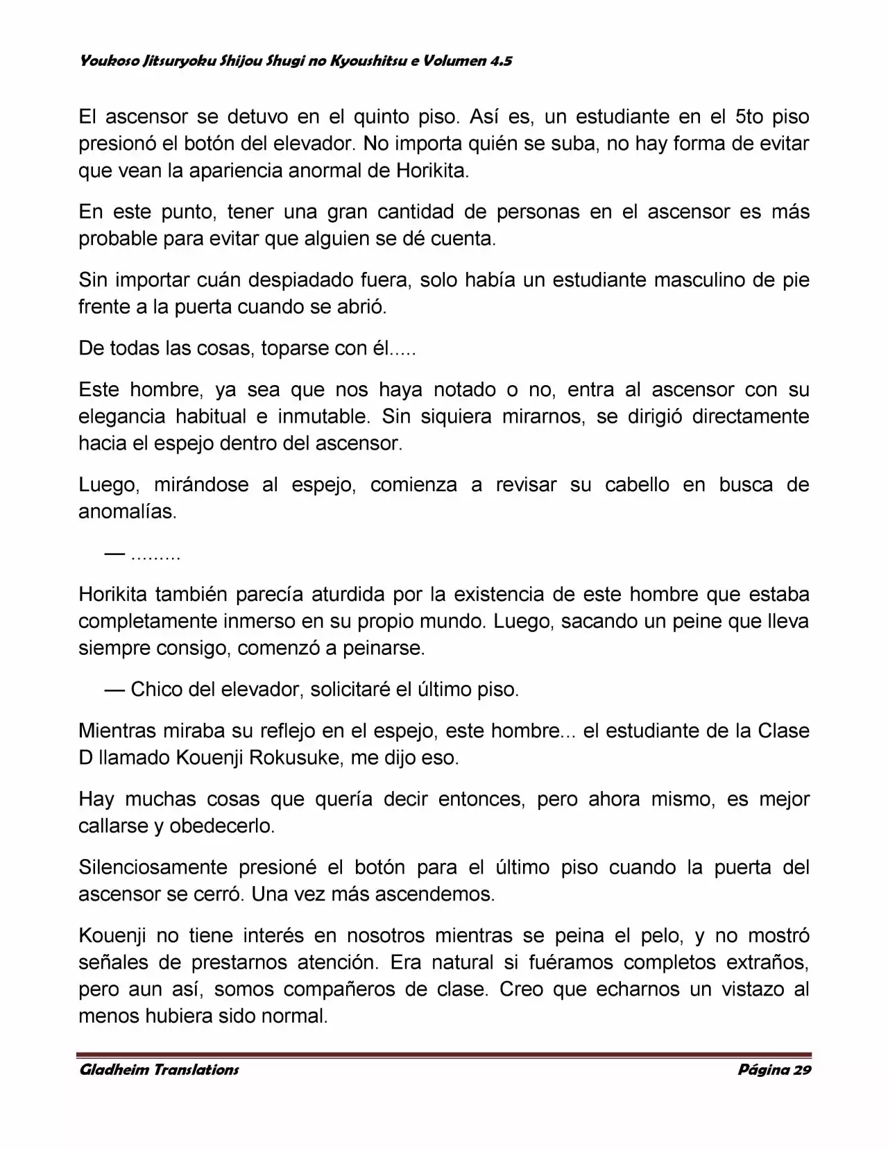Página 29 del Manga