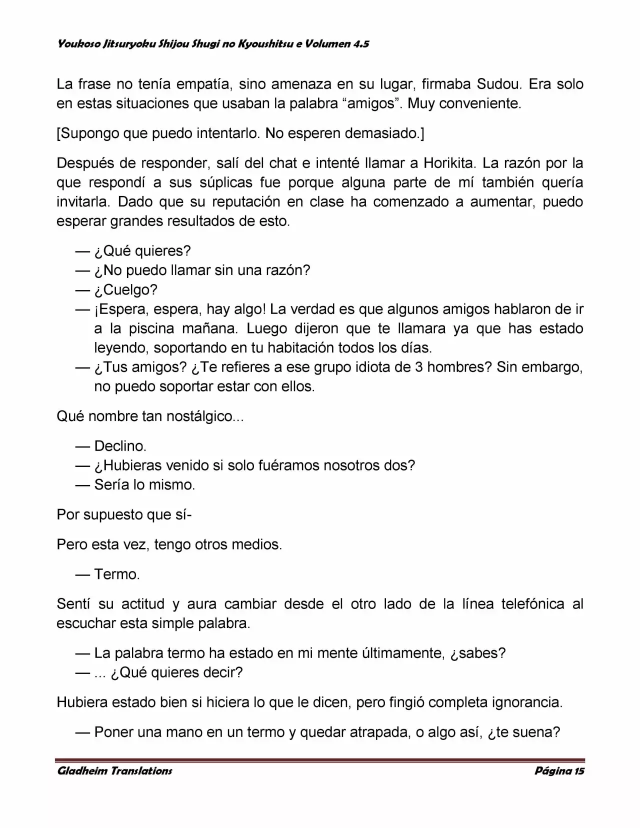 Página 15 del Manga