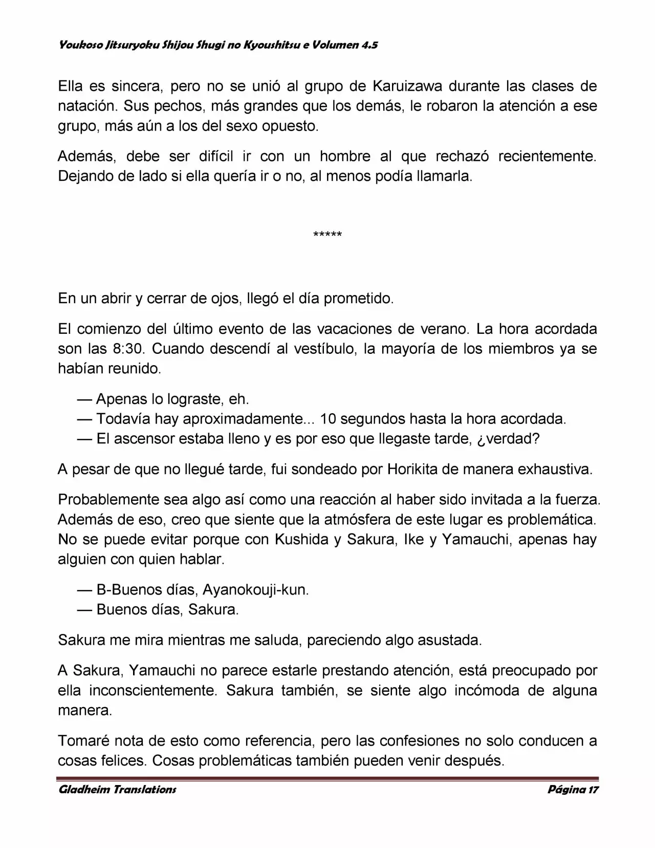 Página 17 del Manga