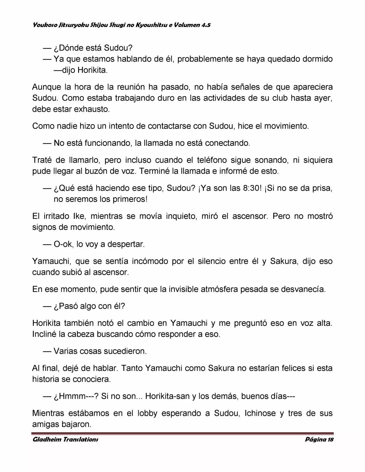 Página 18 del Manga