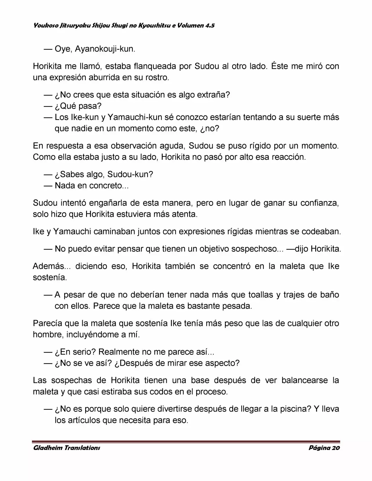 Página 20 del Manga