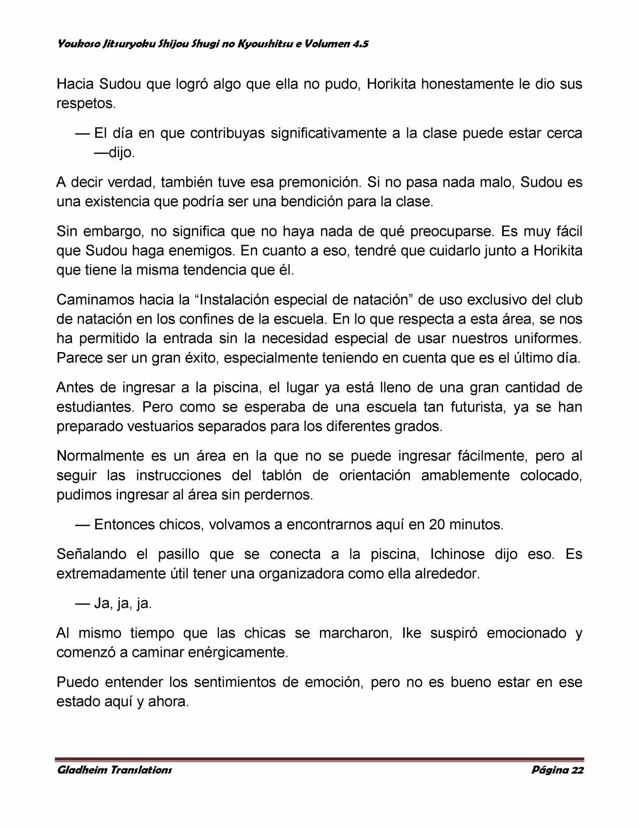 Página 22 del Manga