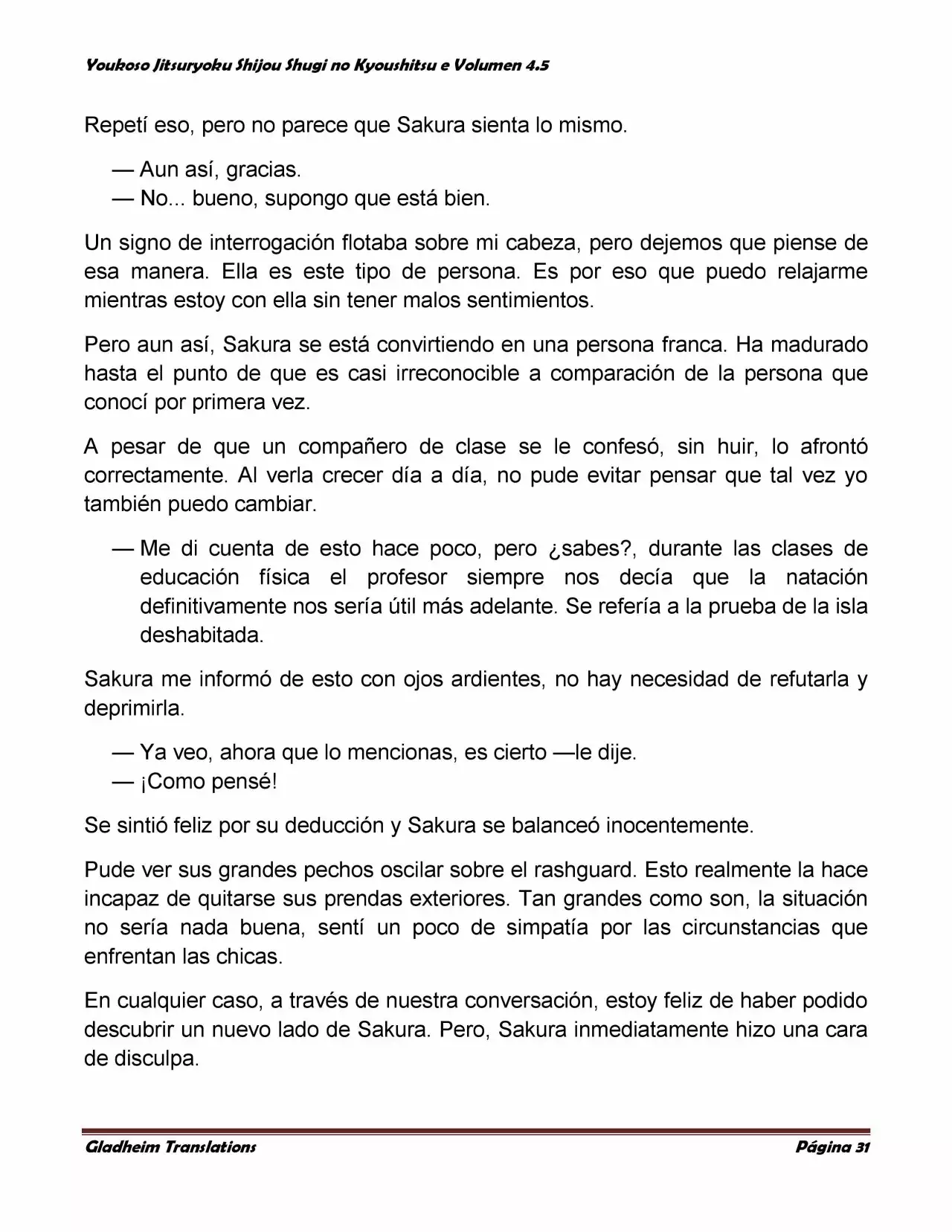 Página 31 del Manga