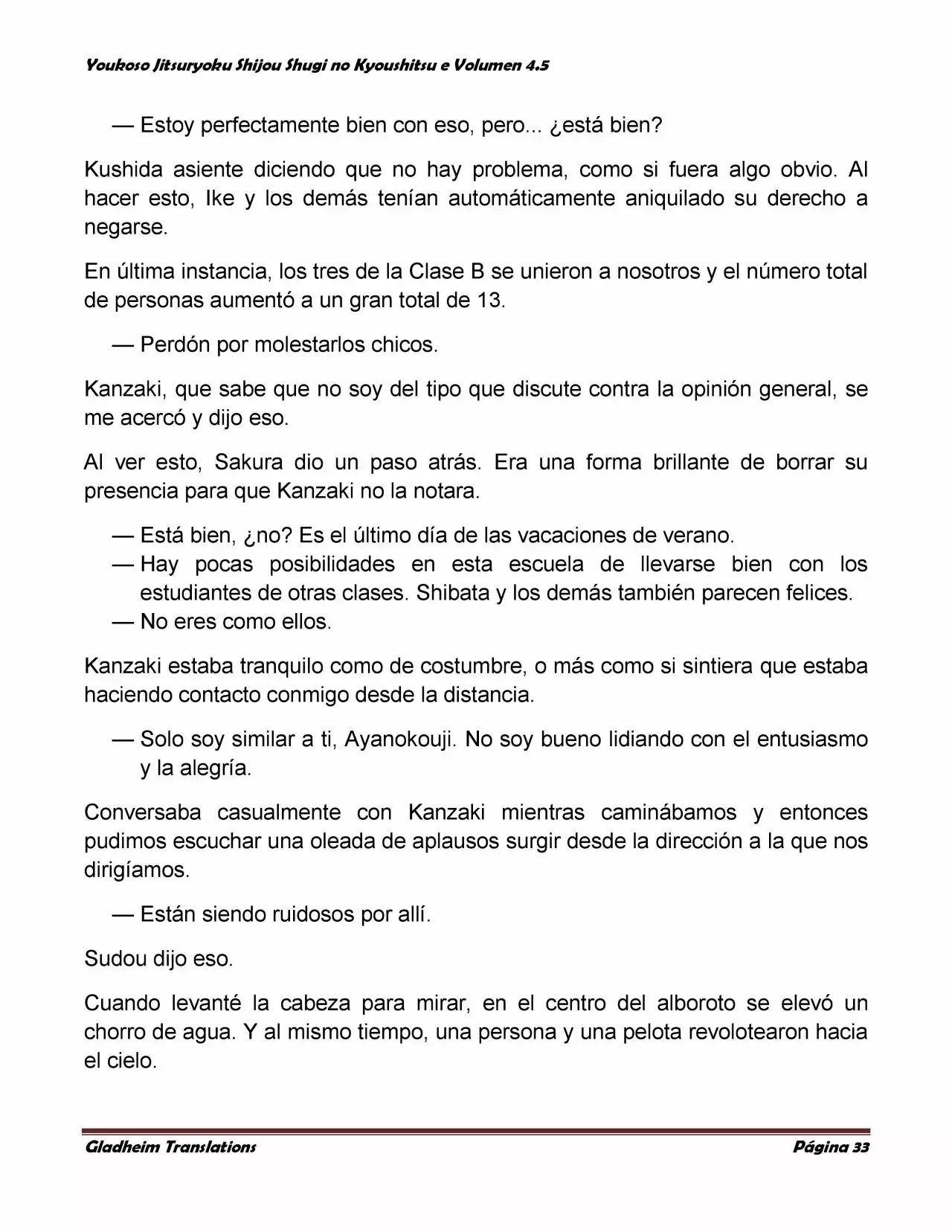 Página 33 del Manga