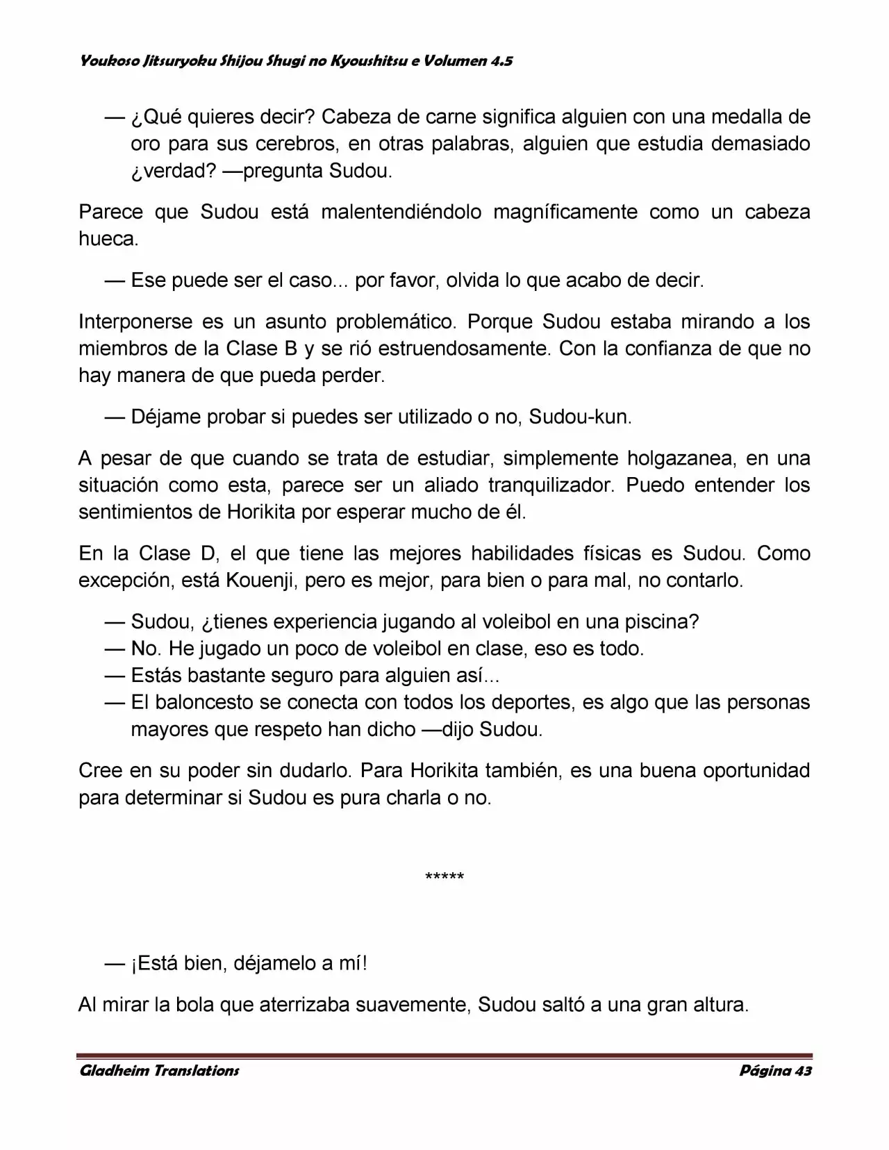 Página 43 del Manga