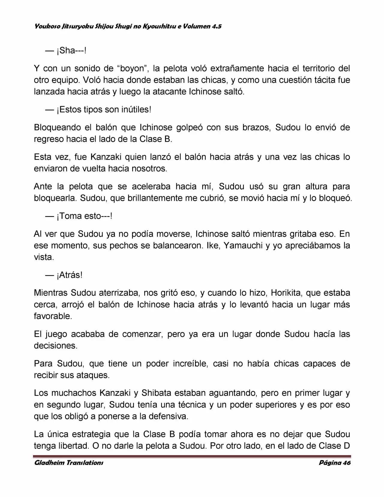 Página 46 del Manga