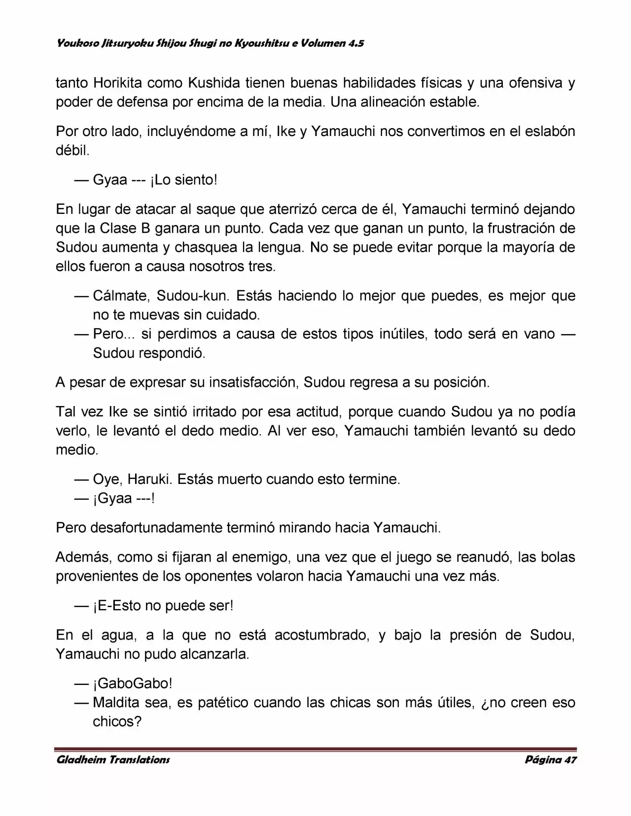 Página 47 del Manga