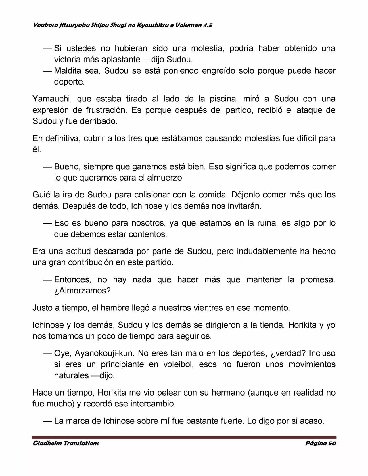 Página 50 del Manga