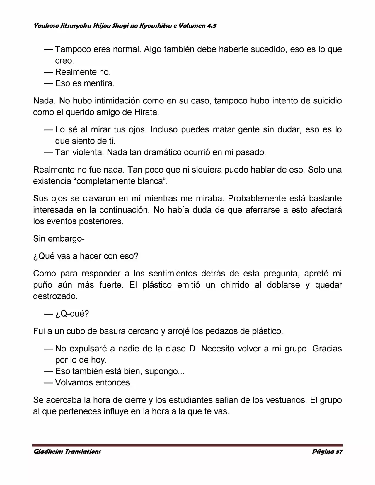 Página 57 del Manga