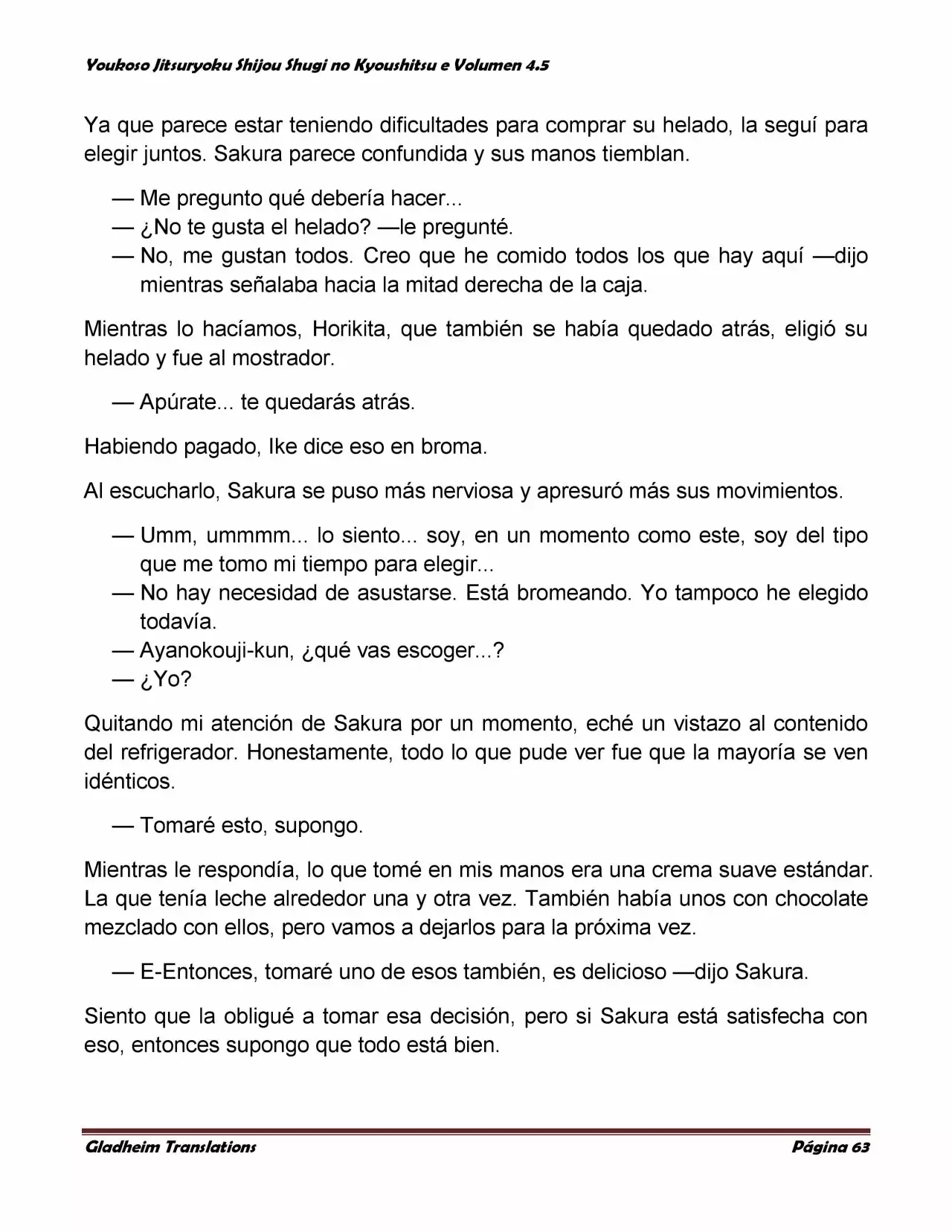 Página 63 del Manga