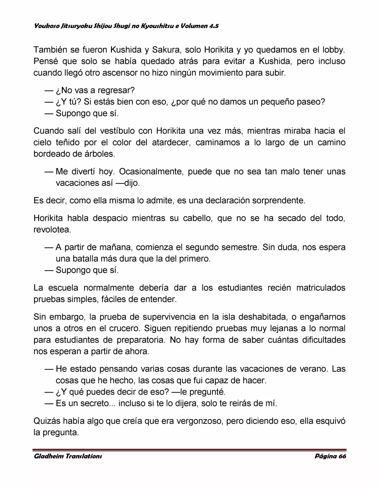 Página 66 del Manga