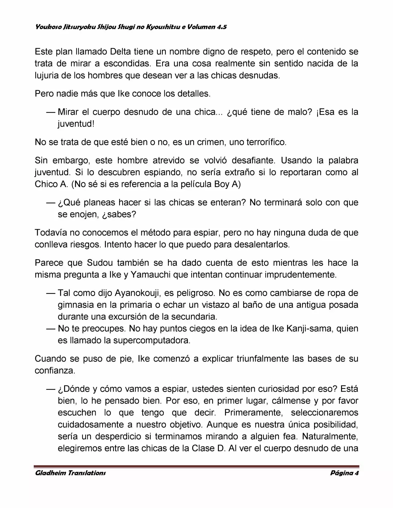 Página 4 del Manga