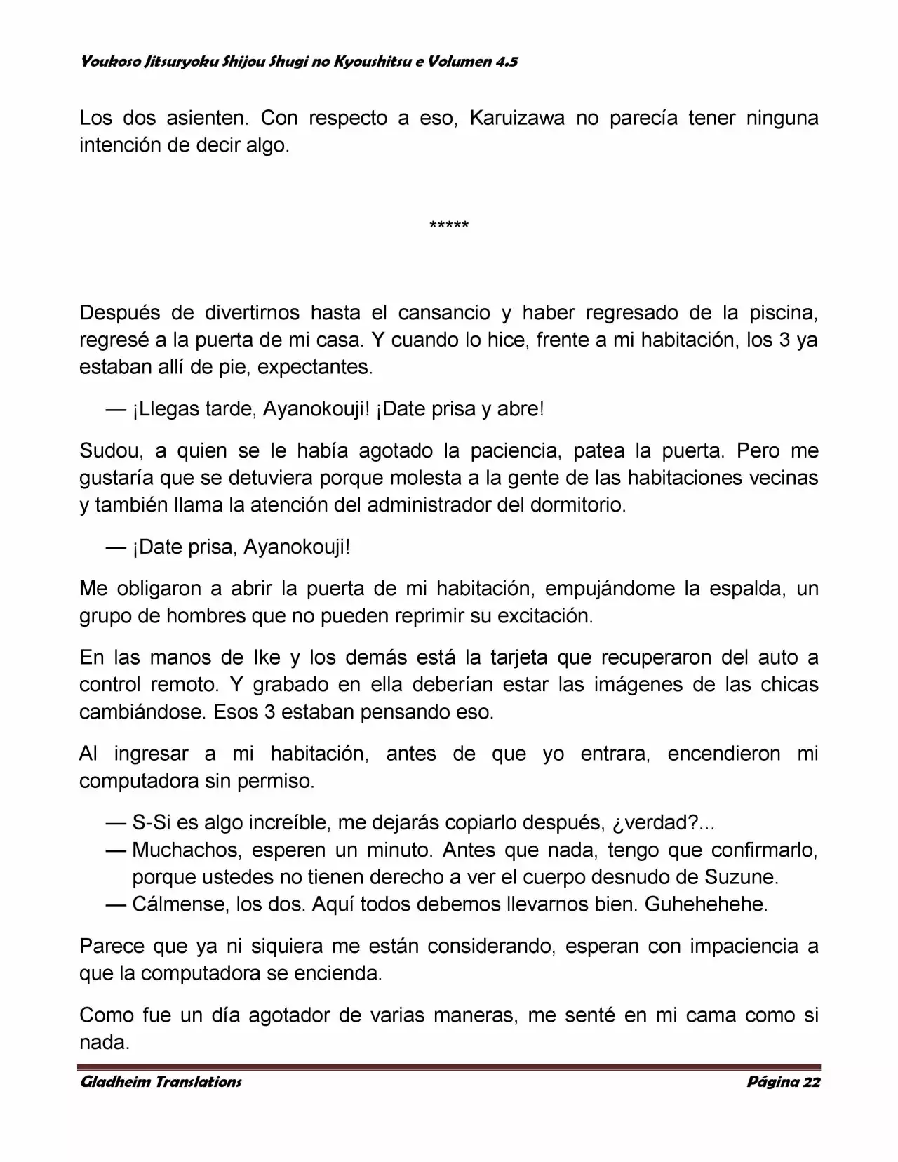 Página 22 del Manga