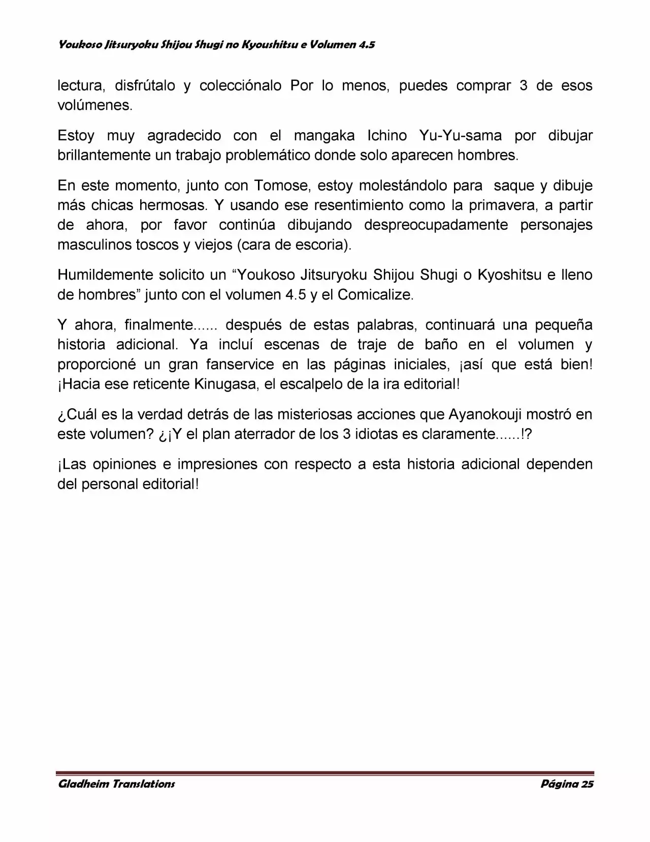 Página 25 del Manga