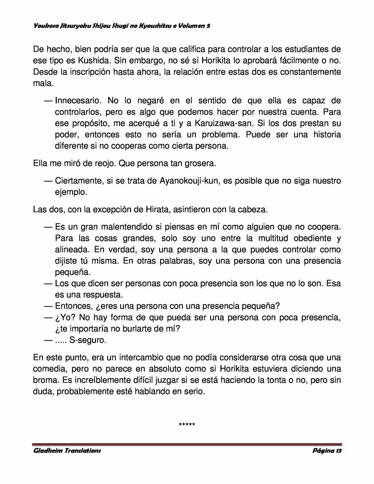 Página 13 del Manga