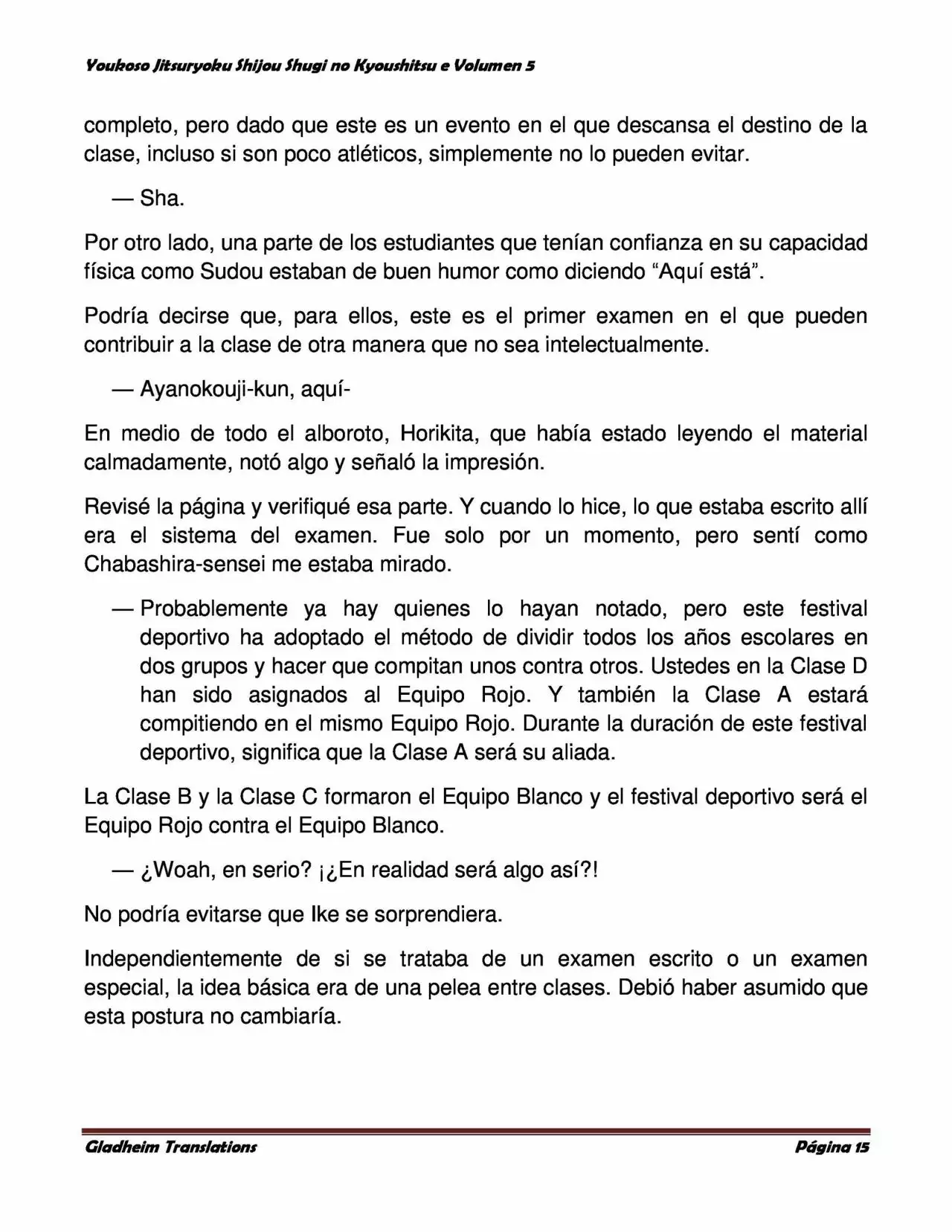 Página 15 del Manga