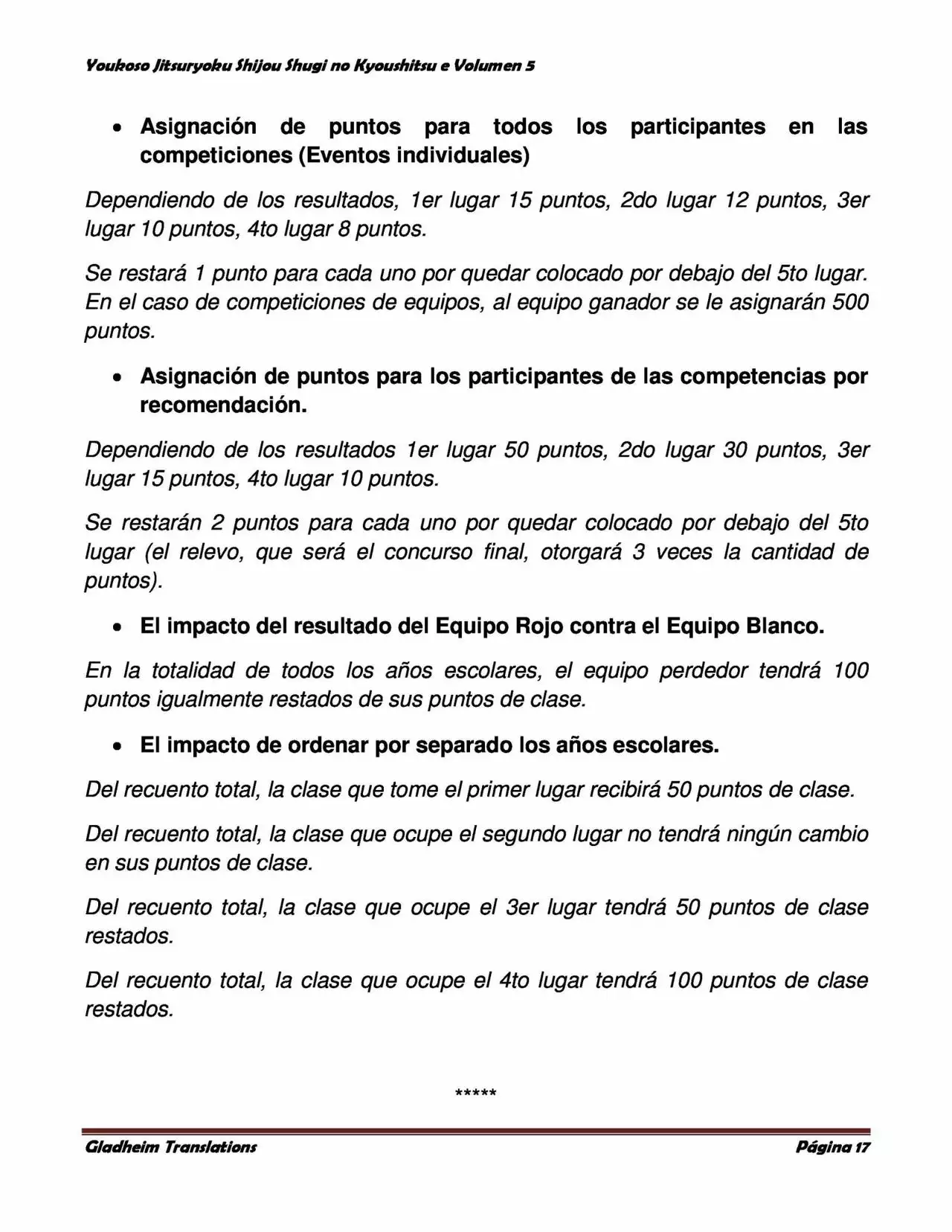 Página 17 del Manga