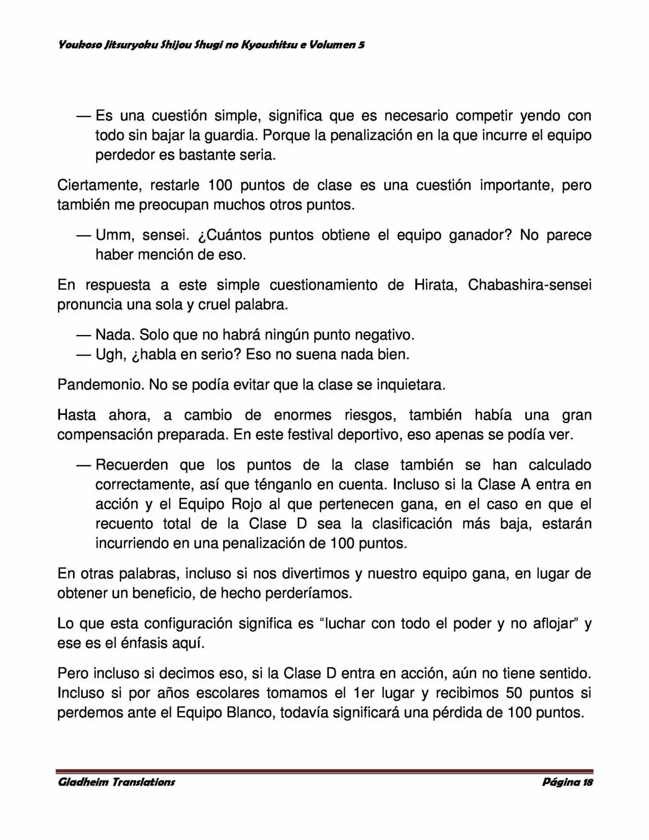 Página 18 del Manga