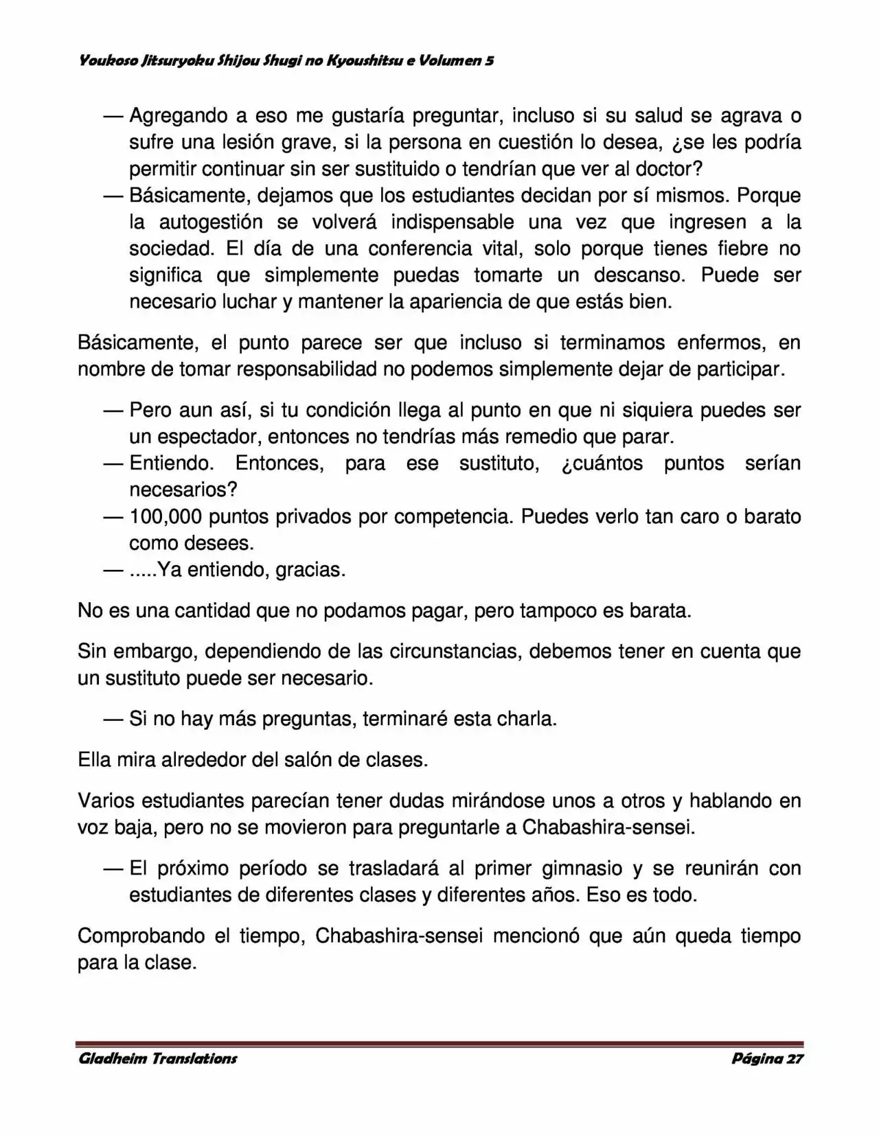 Página 27 del Manga