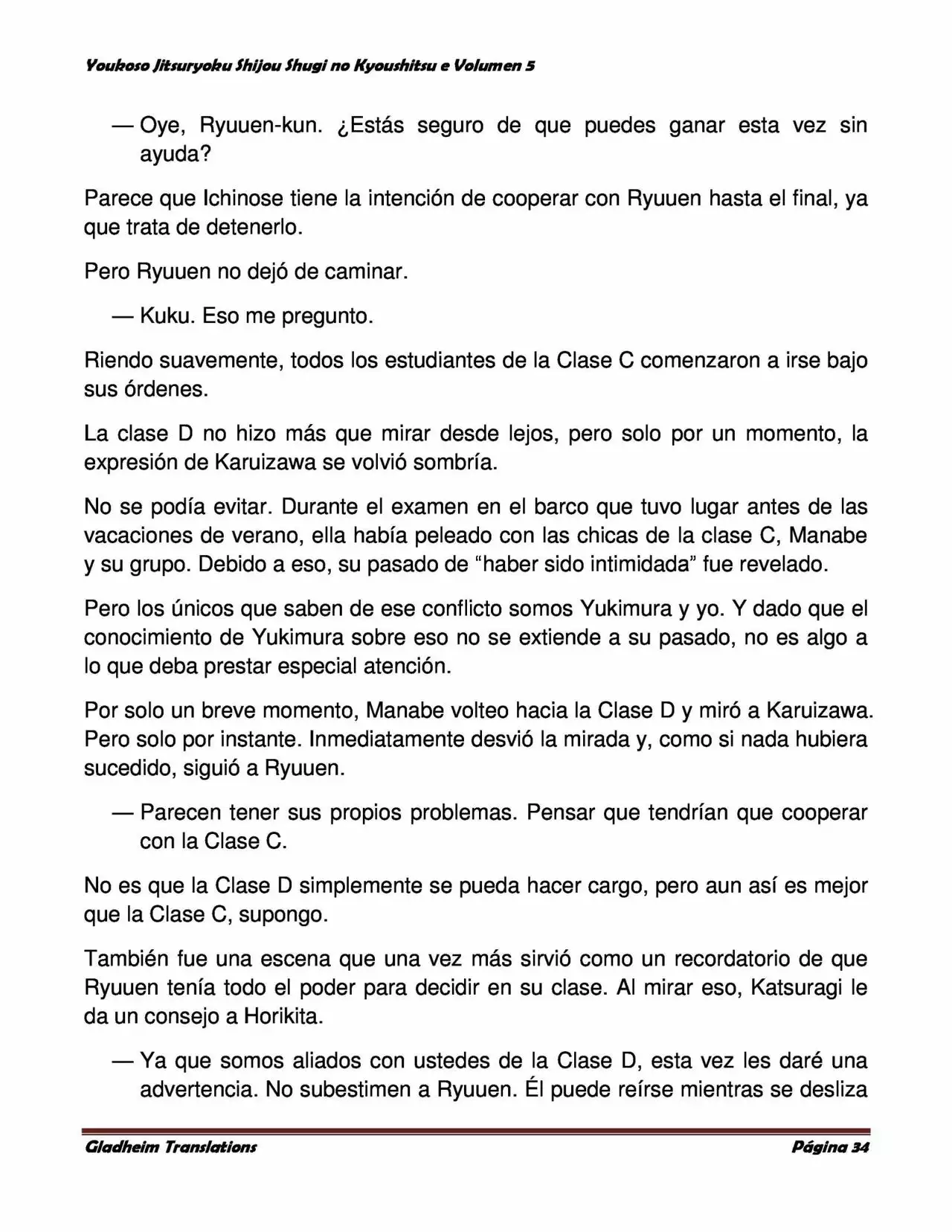 Página 34 del Manga