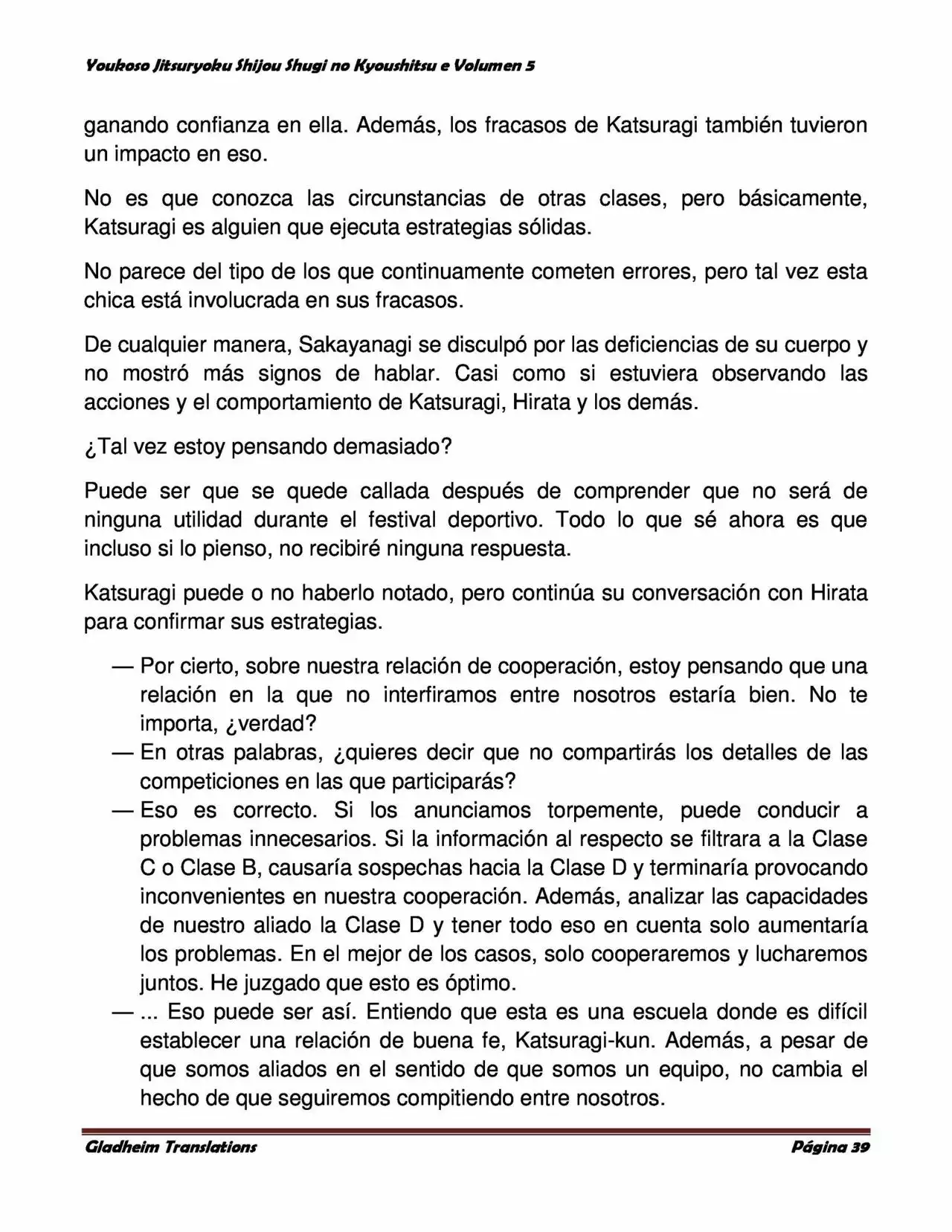 Página 39 del Manga